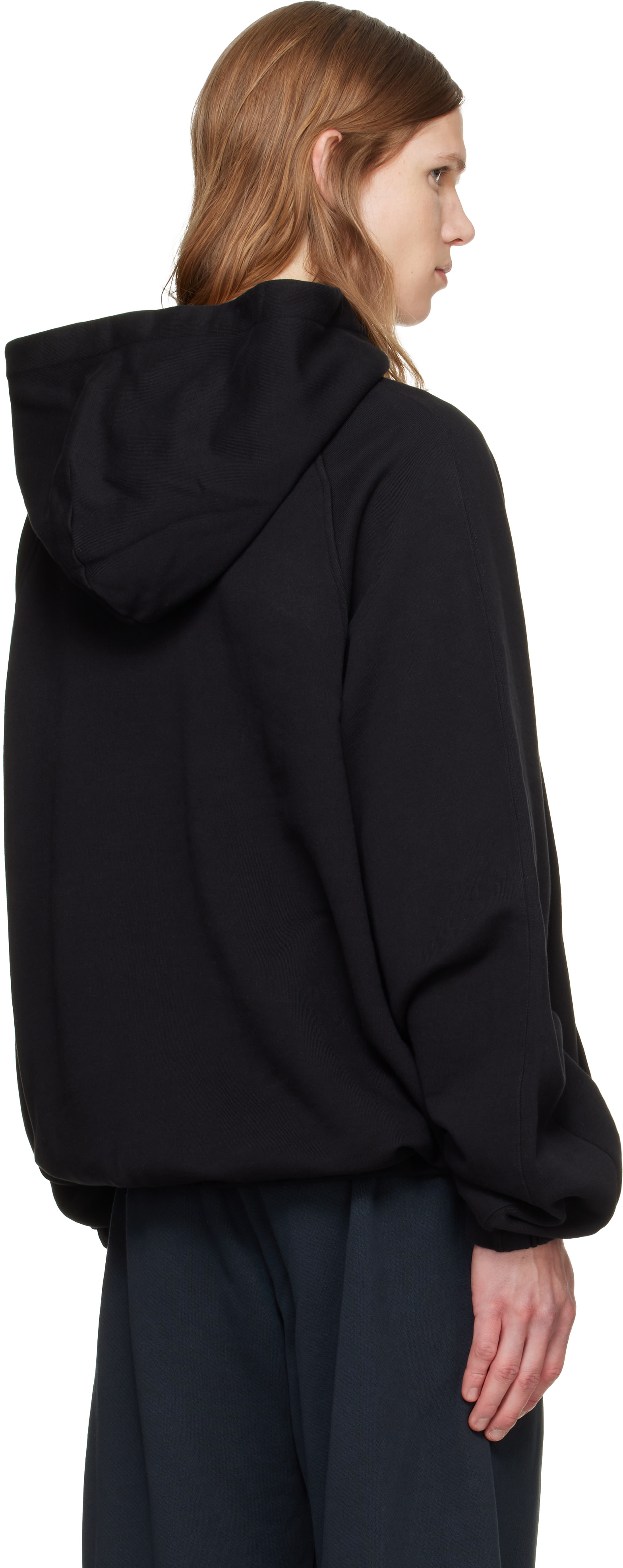 Palm Angels - Pull à capuche décontracté noir à logo rétro