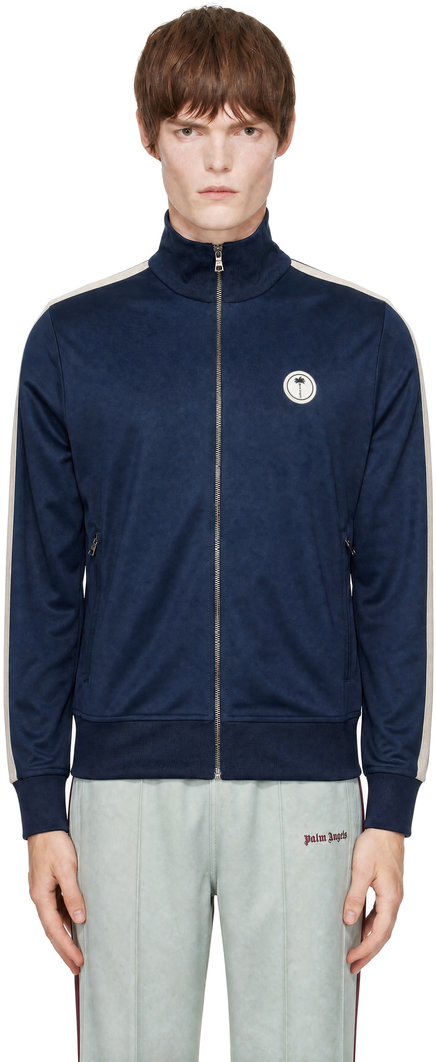 Palm Angels - Navy Palm Tree Track Jacket
