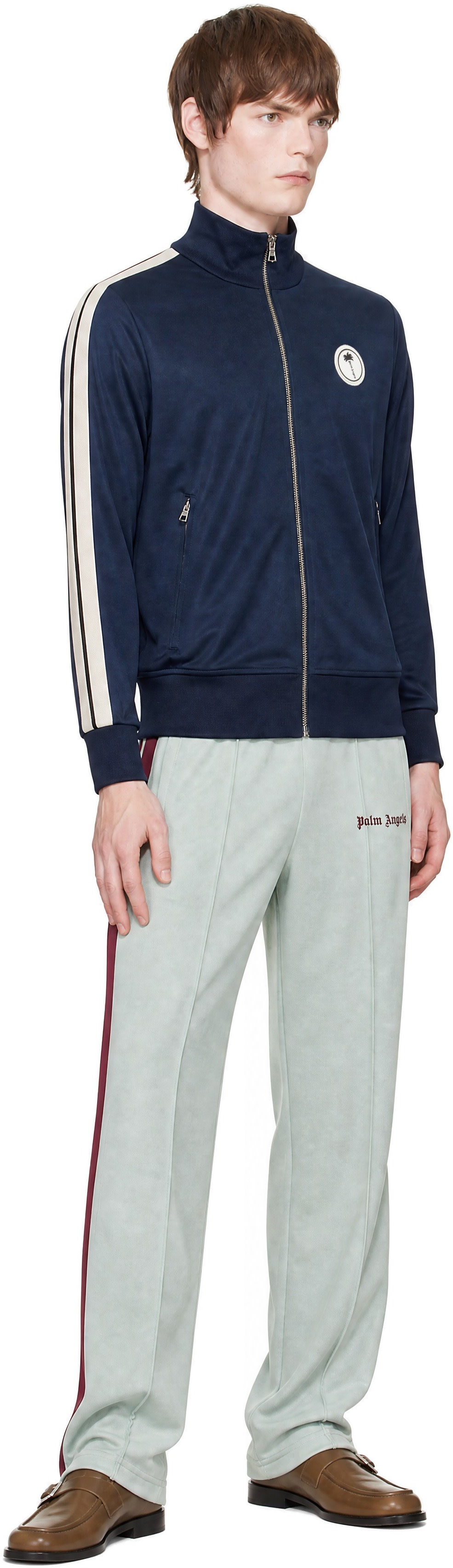 Palm Angels - Navy Palm Tree Track Jacket