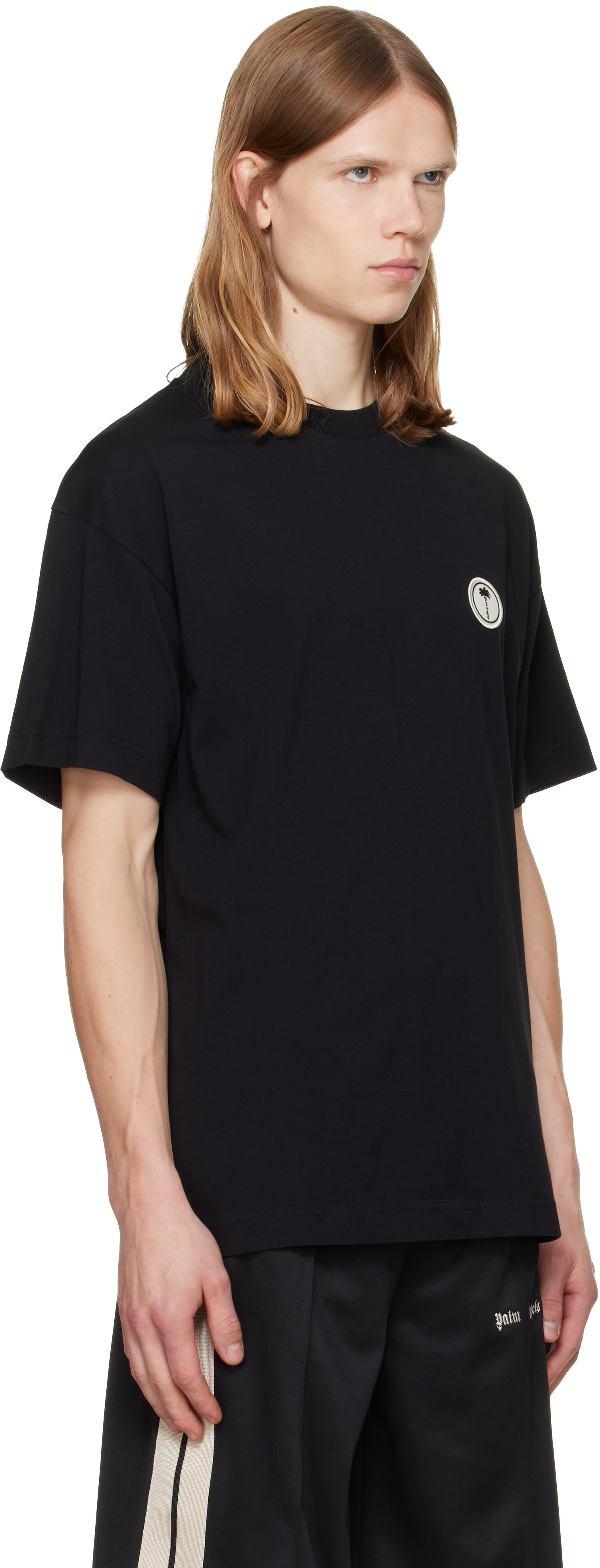 Palm Angels - ブラック Palm Tree レギュラーフィット Tシャツ