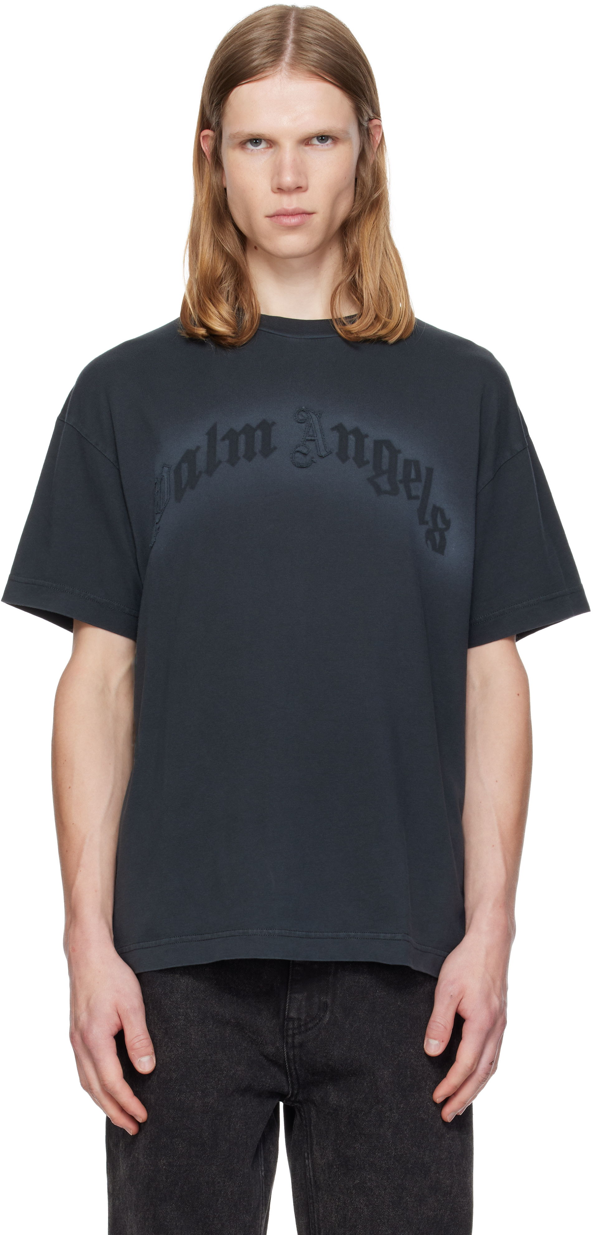 Palm Angels - Black Patch Regular T-shirt