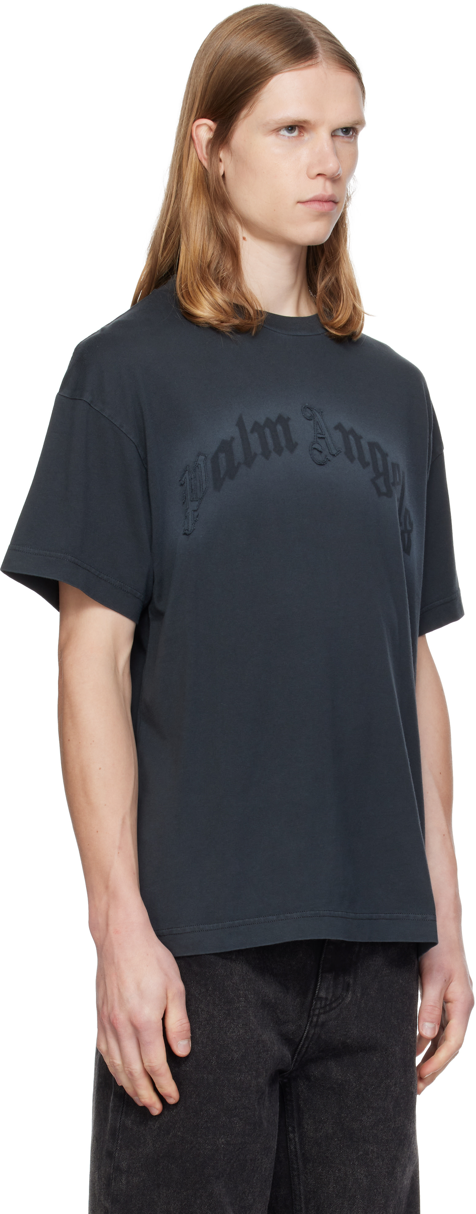 Palm Angels - Black Patch Regular T-shirt