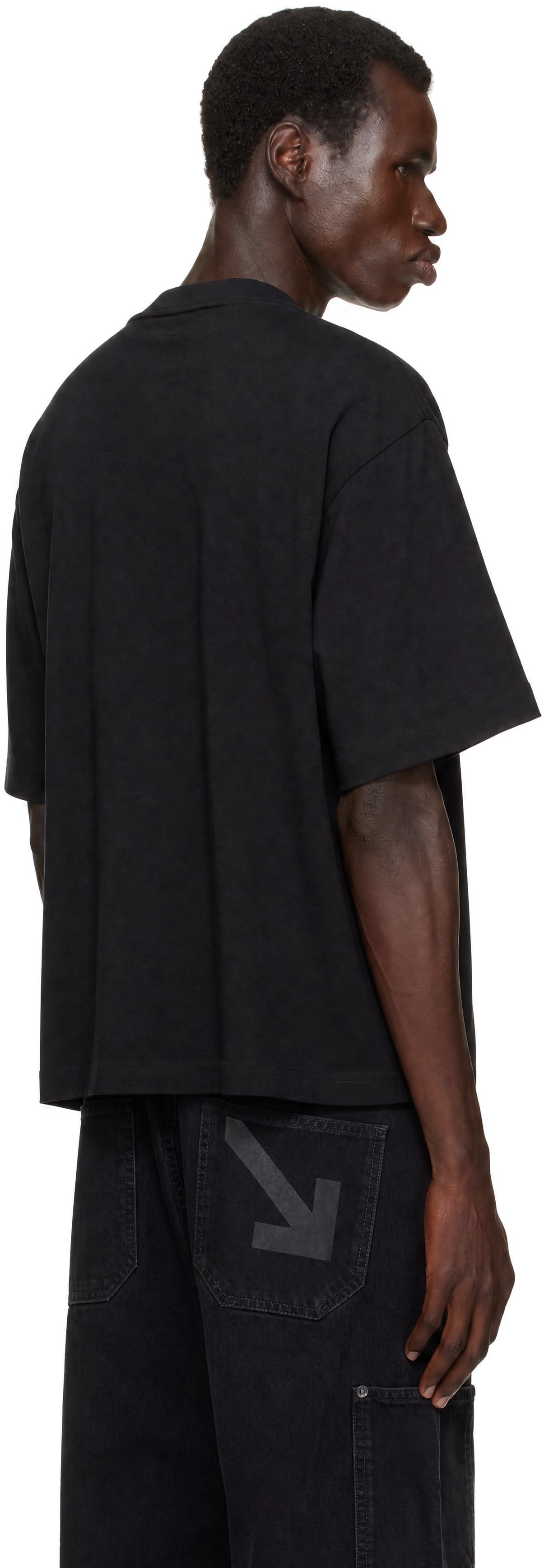 Palm Angels - Black Palm Tree Statement Regular T-shirt