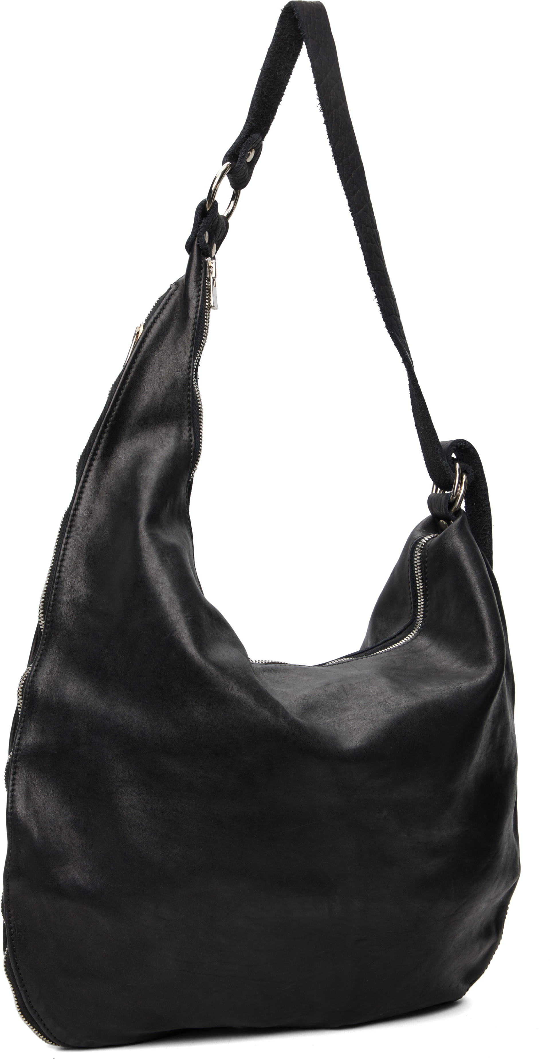 Guidi - Sac noir en cuir