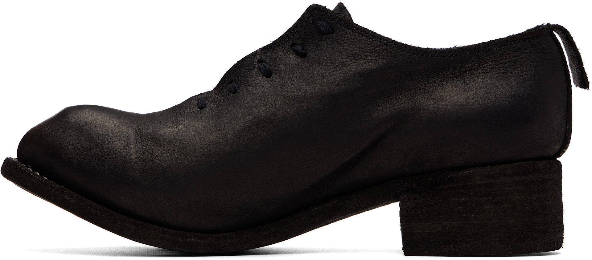 Guidi - Black PL10L Derbys