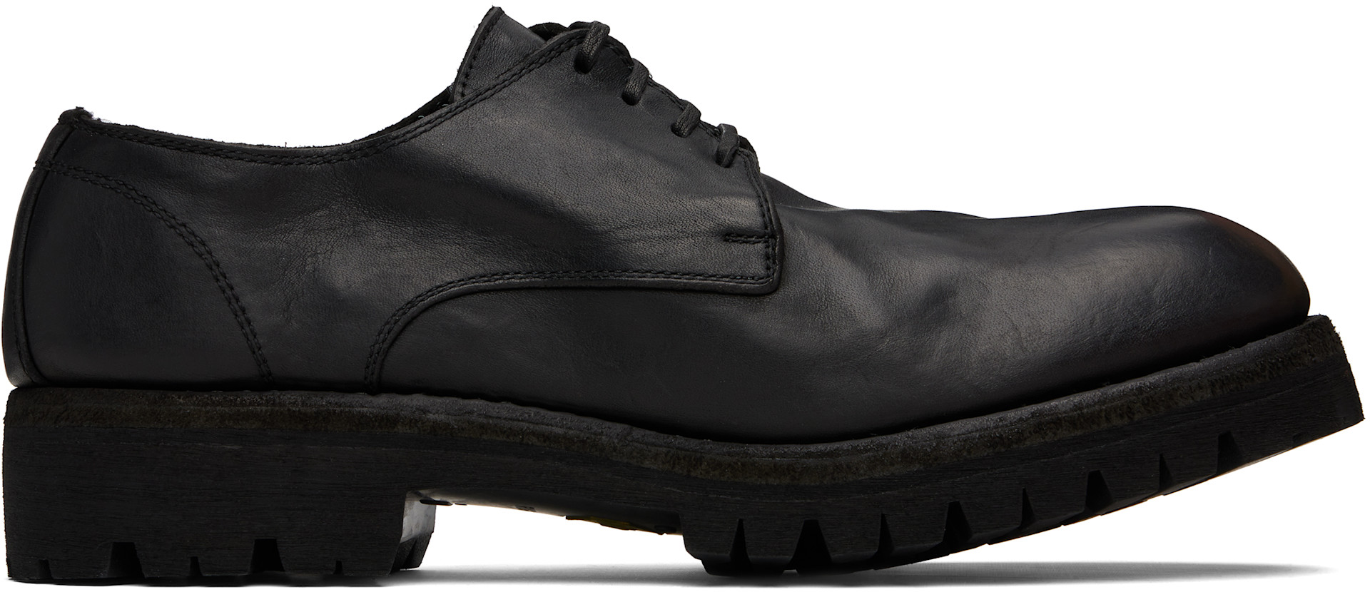 Guidi - Black 792V Derbys