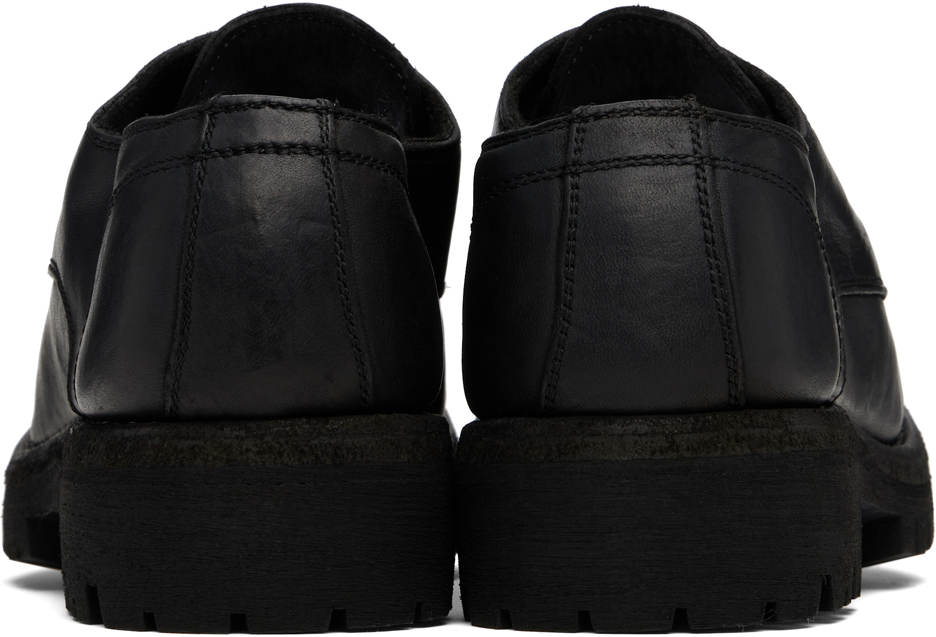 Guidi - Black 792V Derbys