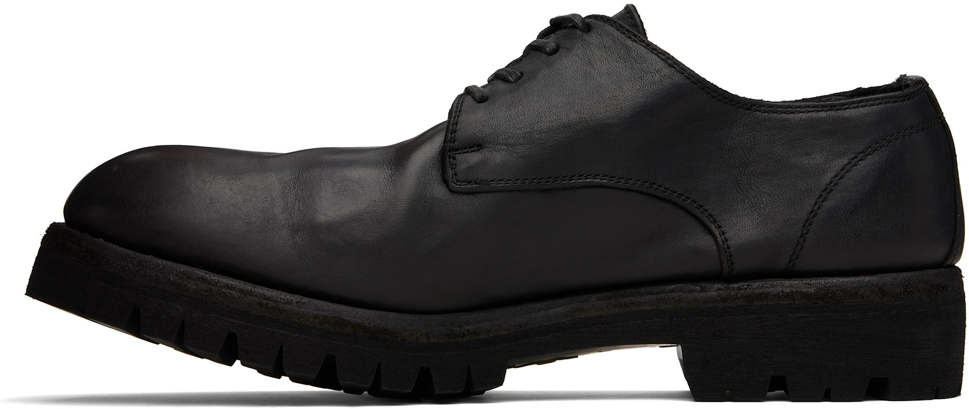 Guidi - Black 792V Derbys