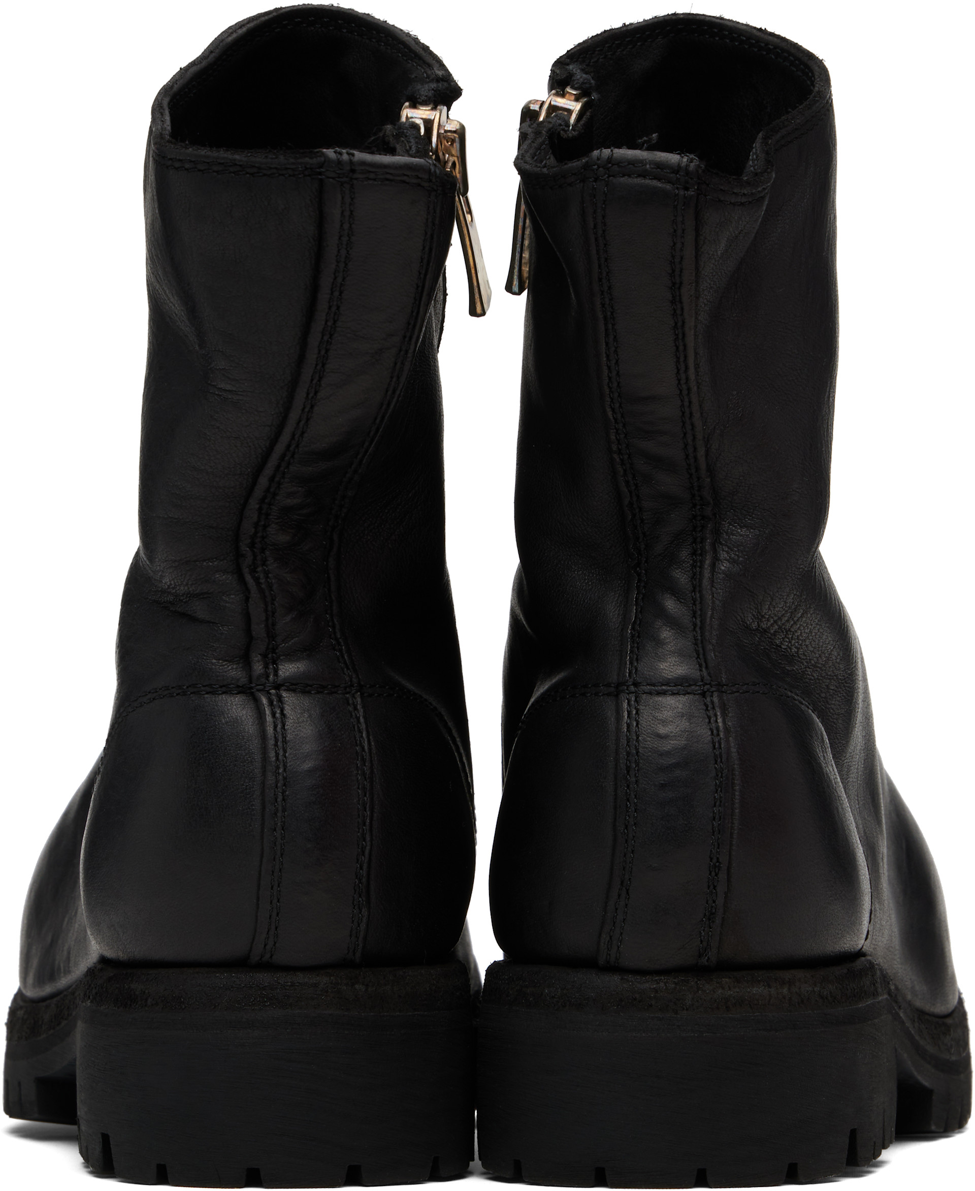 Guidi - Black Side Zip Boots
