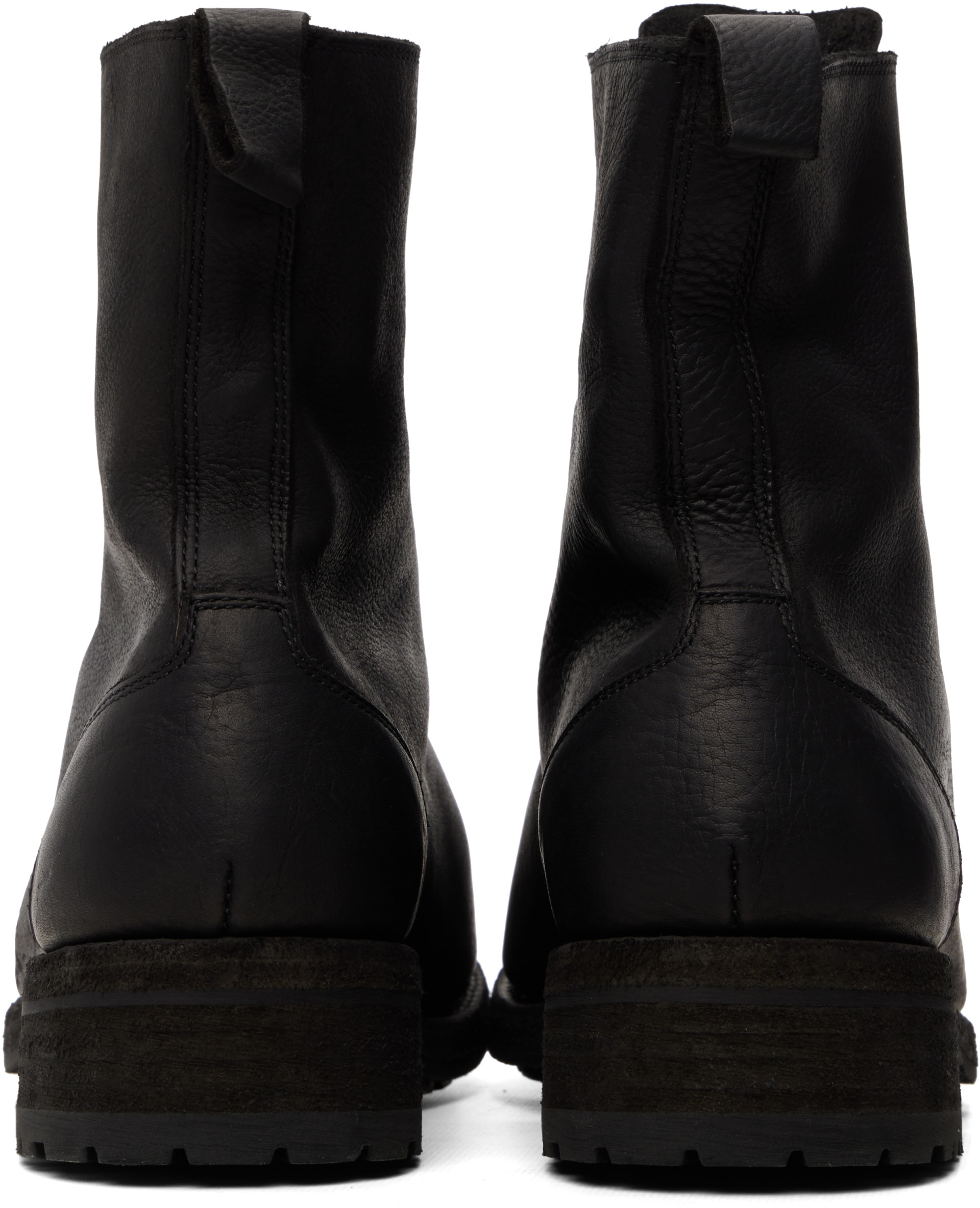 Guidi - Black BOW02 Zip Up Boots