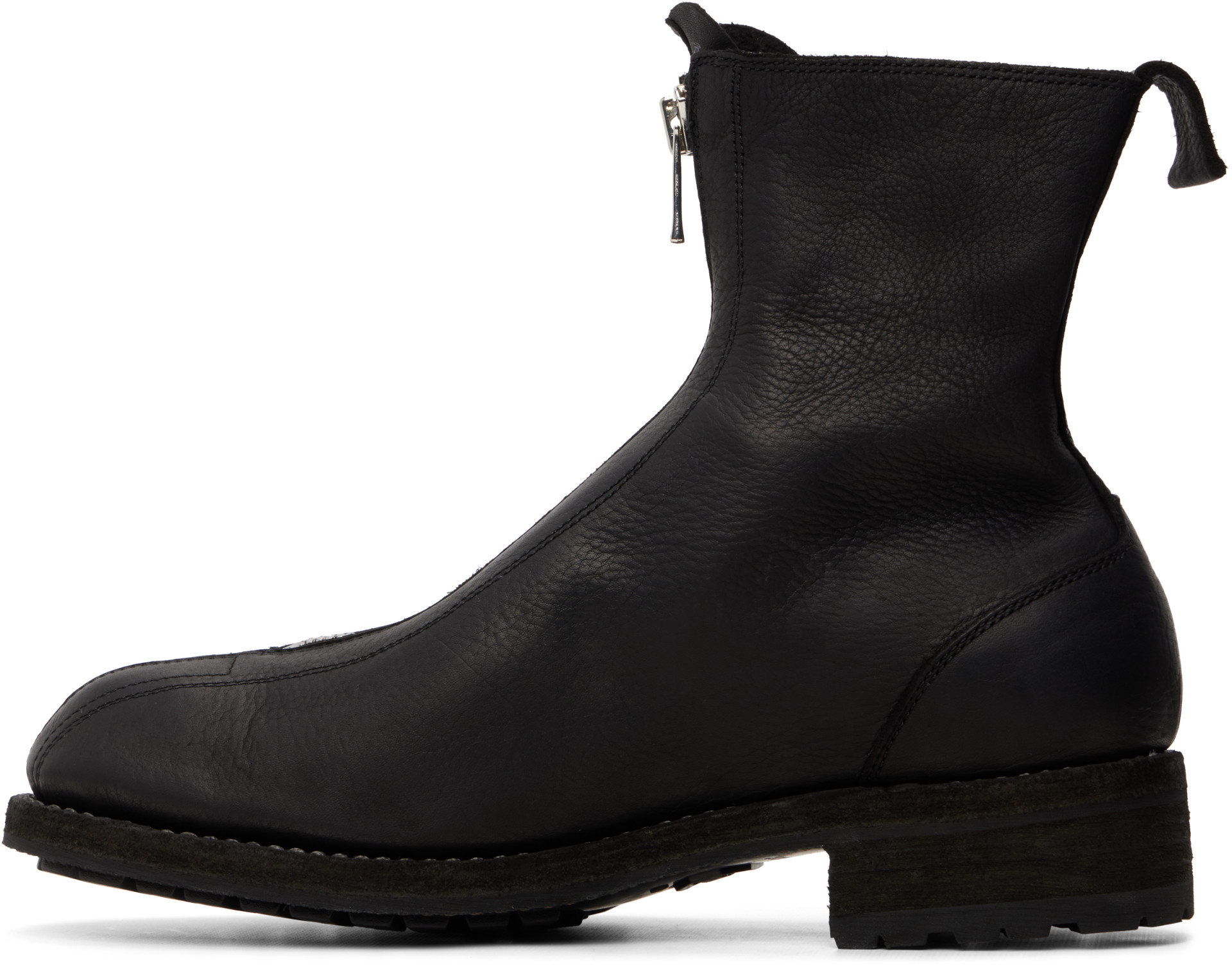 Guidi - Black BOW02 Zip Up Boots