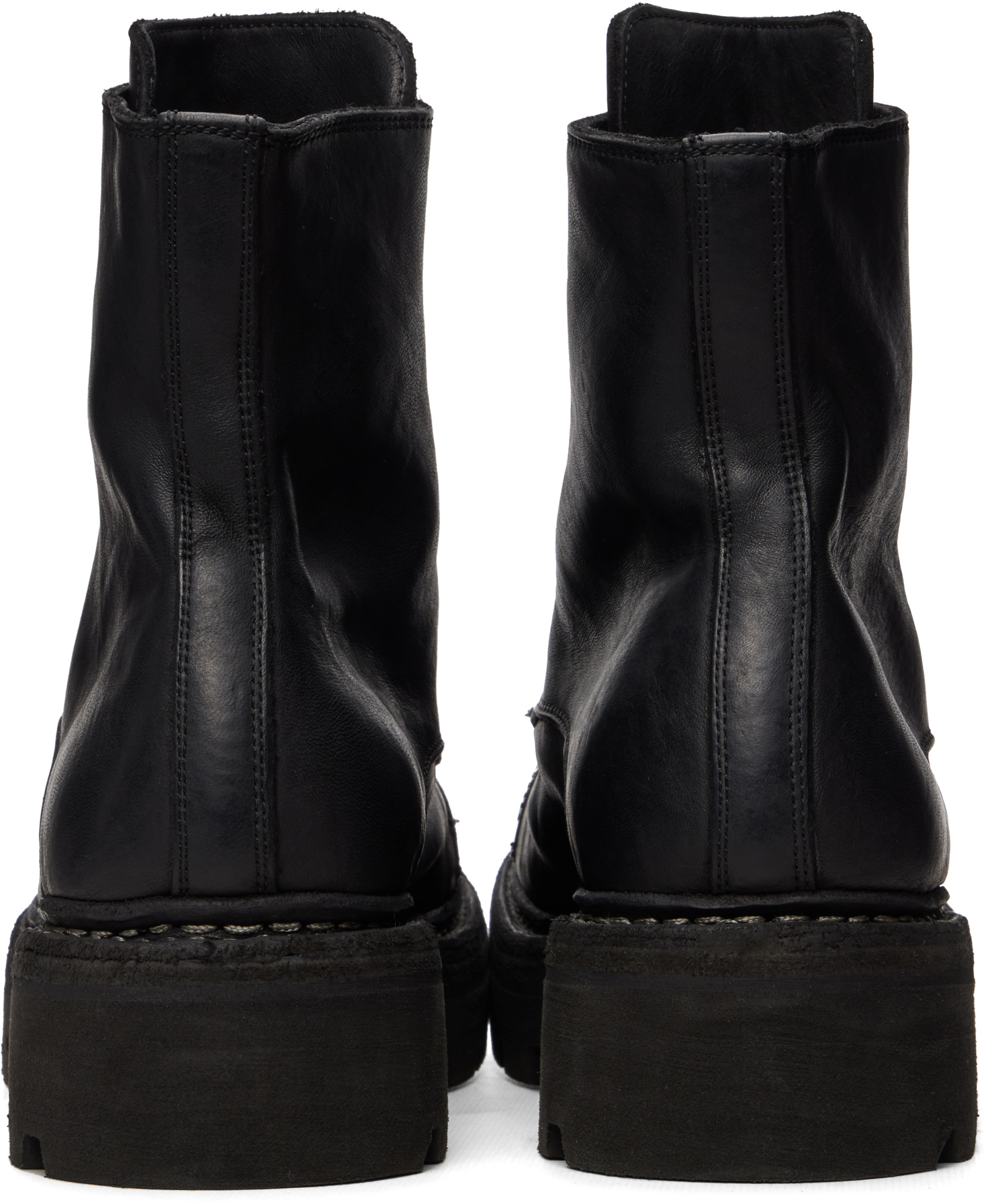 Guidi - Black GRTR Zip Up Boots