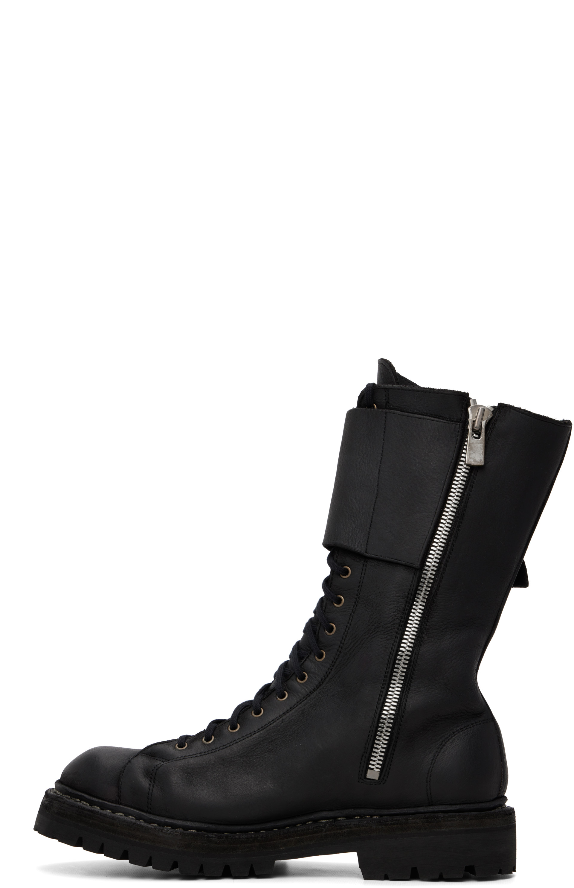 Guidi - Bottes Lace 24 noires