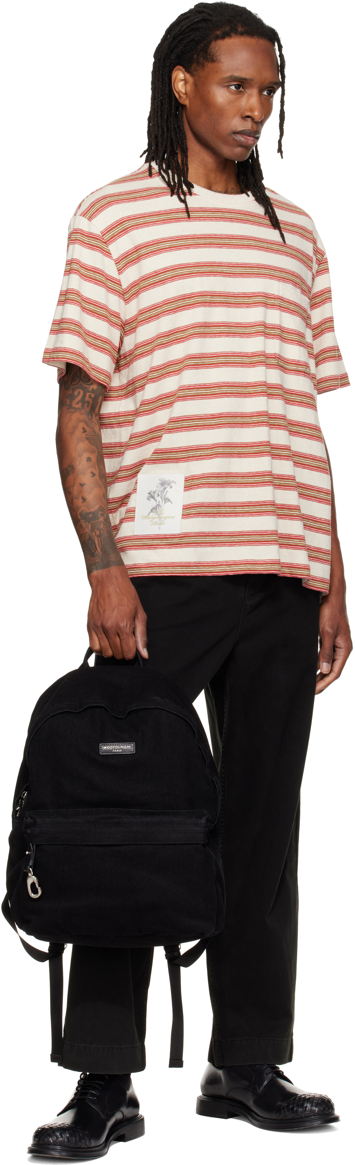 WOOYOUNGMI - Black Mens Backpack