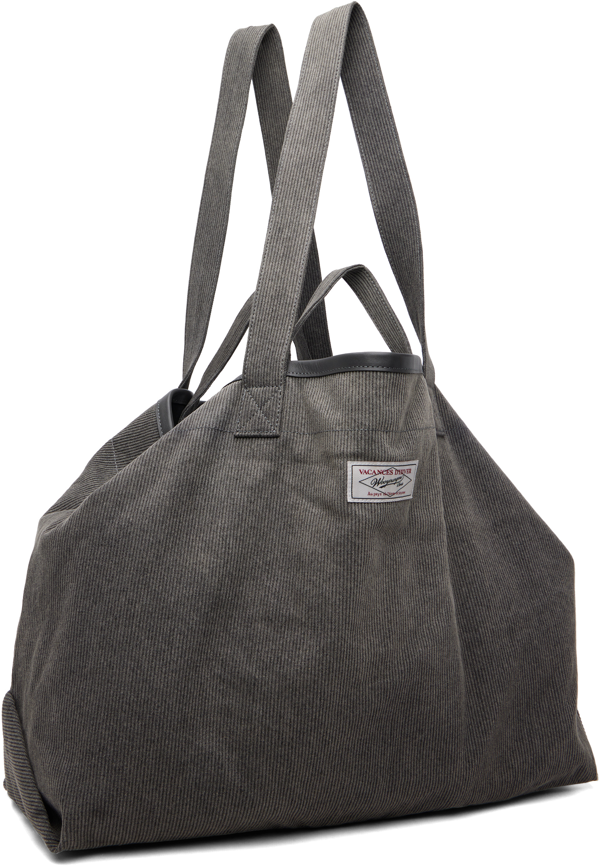 わや【JISTORY】グレー トートバッグ 美品 WOOYOUNGMI: グレー Washed 
