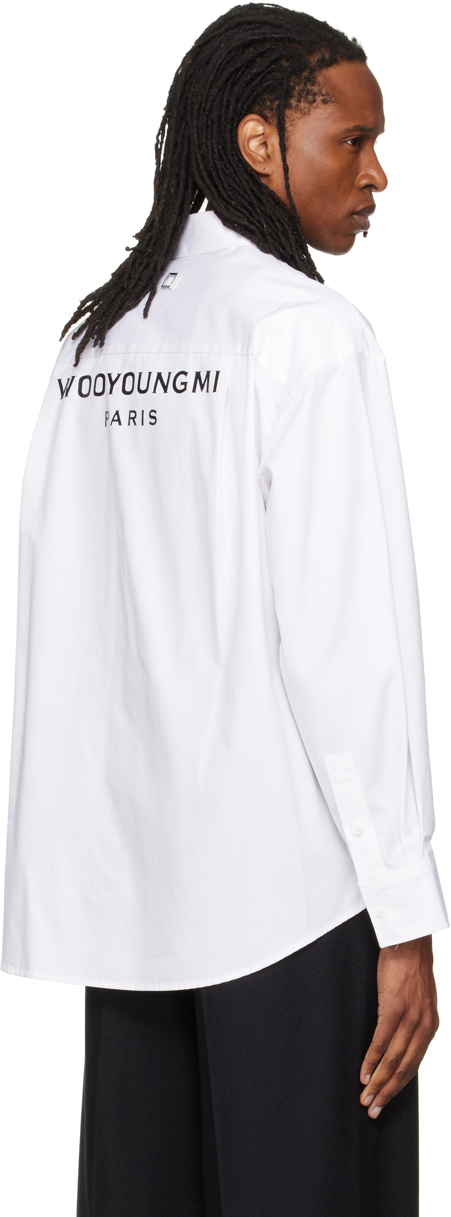 WOOYOUNGMI: White Logo Hardware Shirt | SSENSE