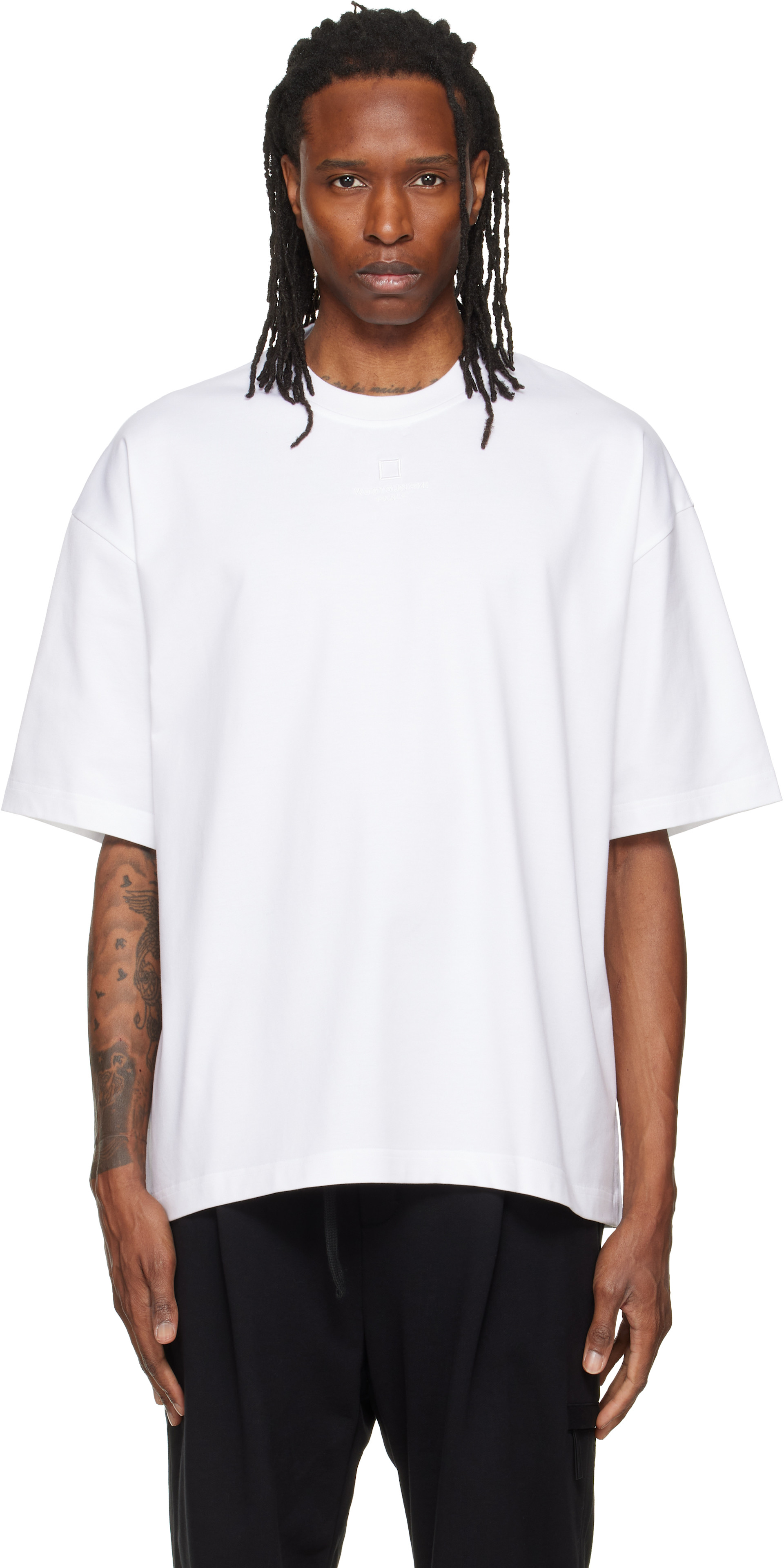 【新品未使用、関西から即日発送】WOOYOUNGMI 44サイズ（S）Tシャツ WOOYOUNGMI: White Oversized Cotton T-shirt | SSENSE Taiwan