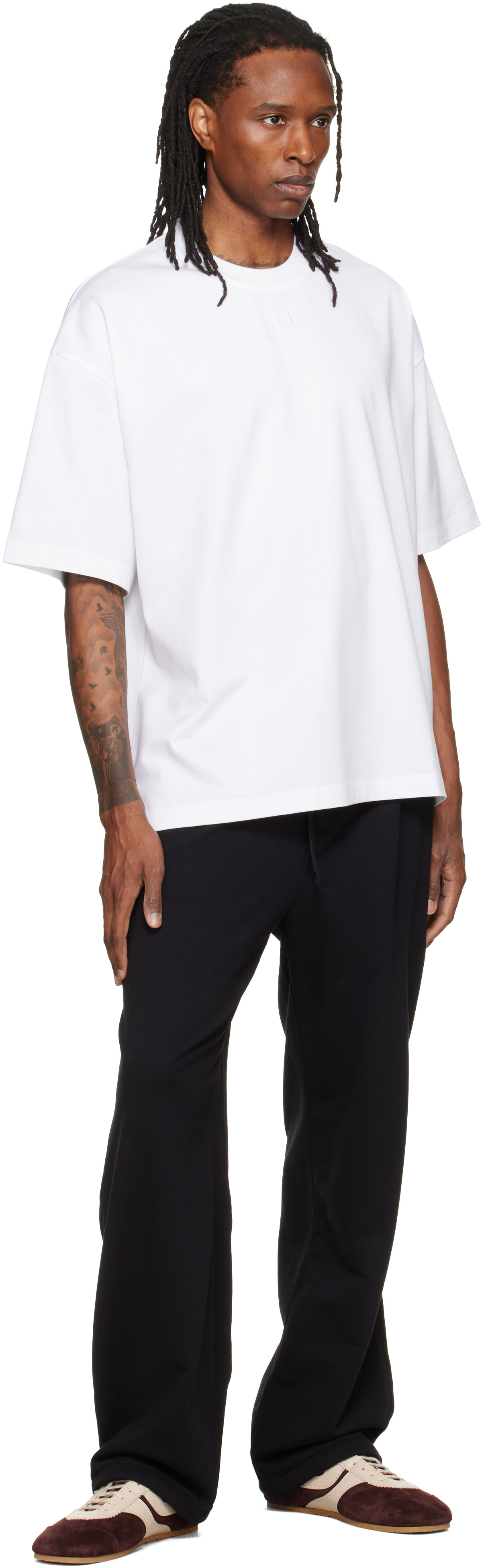 WOOYOUNGMI: White Oversized Cotton T-shirt | SSENSE