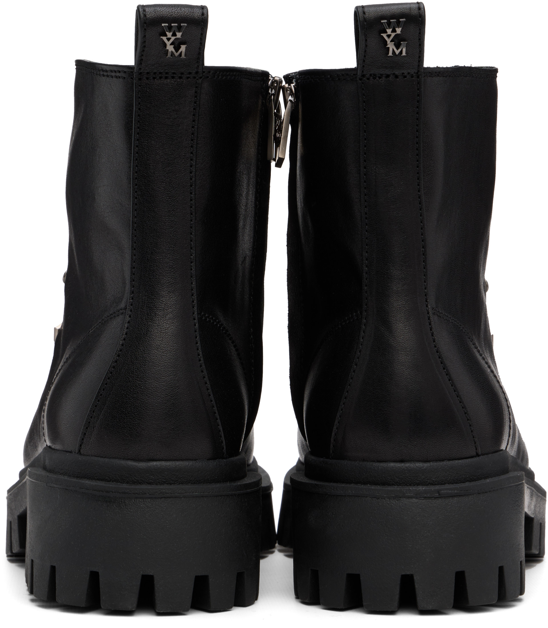 WOOYOUNGMI - Black Leather Boots