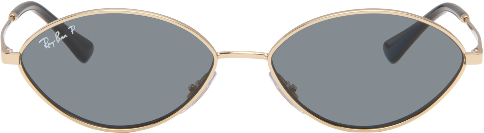 Ray-Ban: ゴールド Kai サングラス | SSENSE 日本