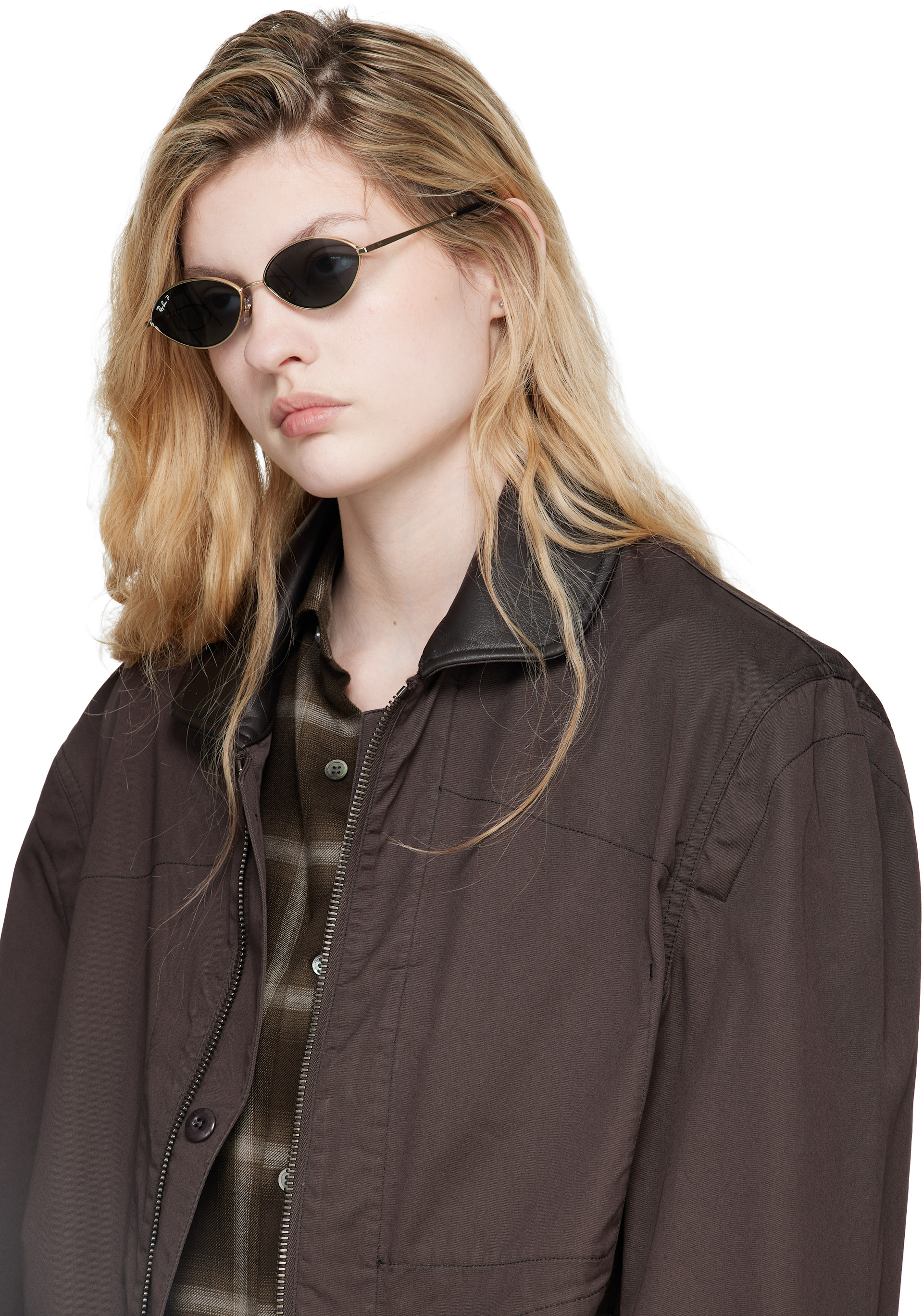 Ray-Ban: ゴールド Kai サングラス | SSENSE 日本