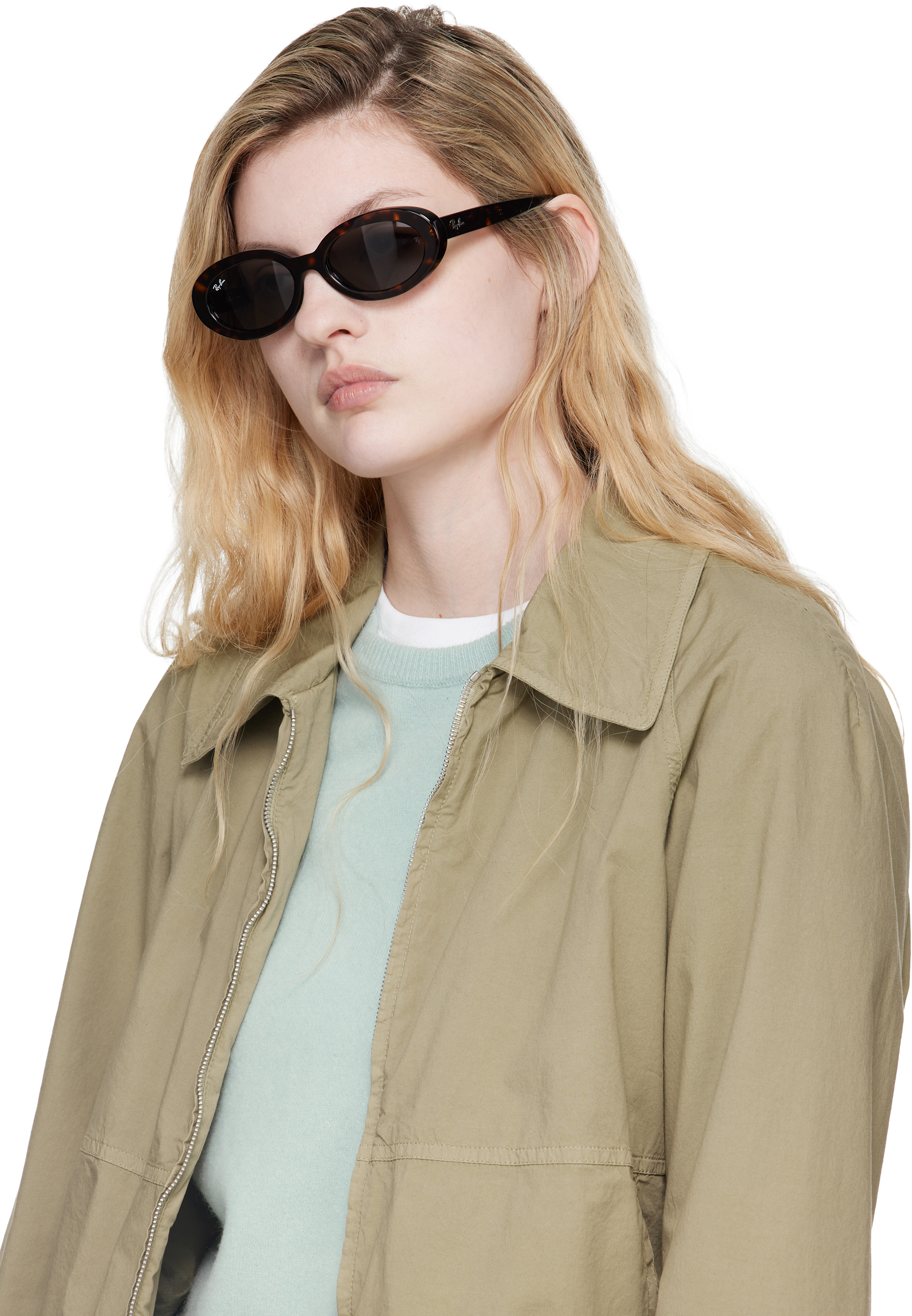 Ray-Ban: ブラウン RB2223 サングラス | SSENSE 日本