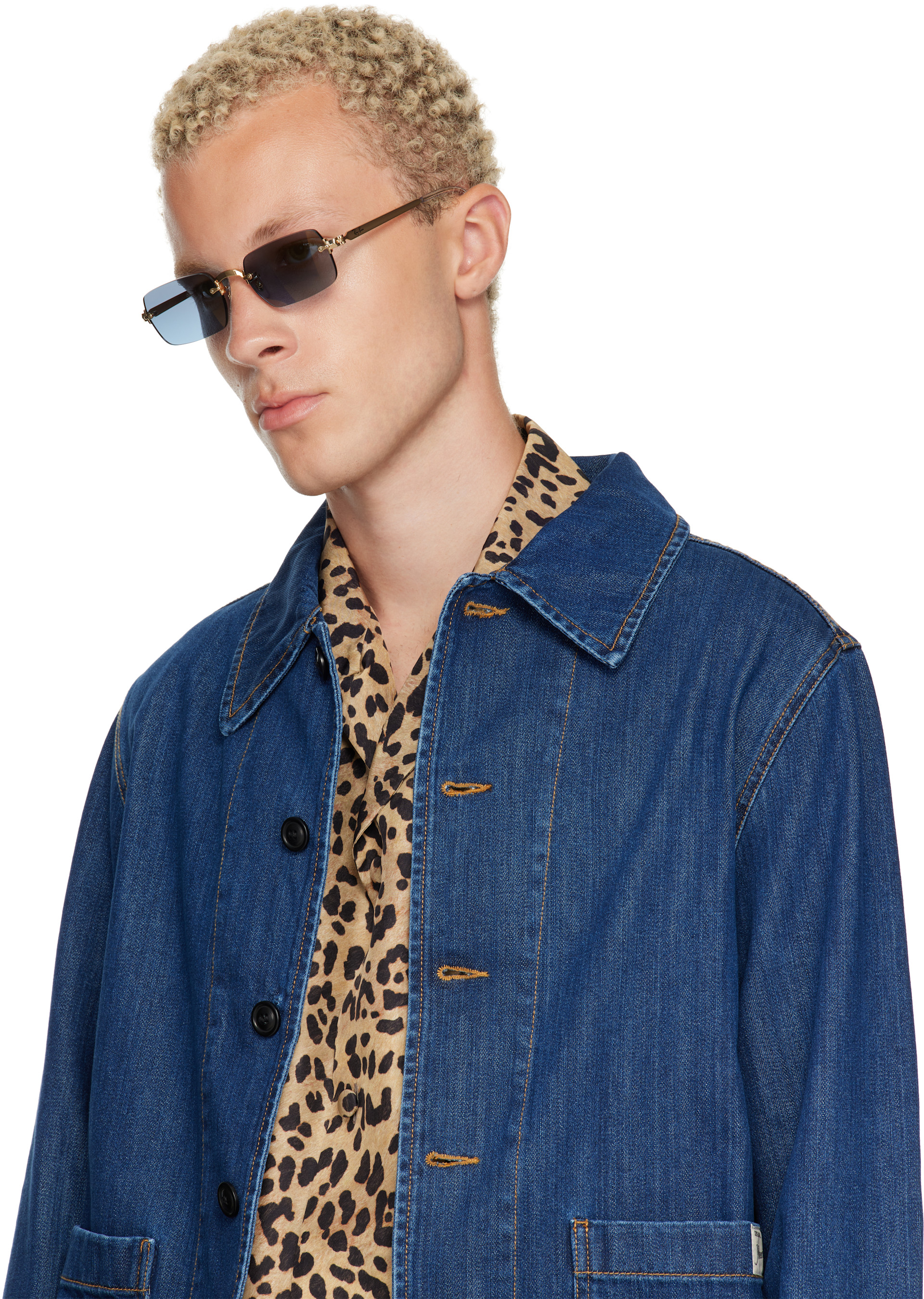 Ray-Ban A$AP Rocky サングラス RB3928 Ray-Ban: ゴールド A$AP Rockyエディション RB3928 サングラス