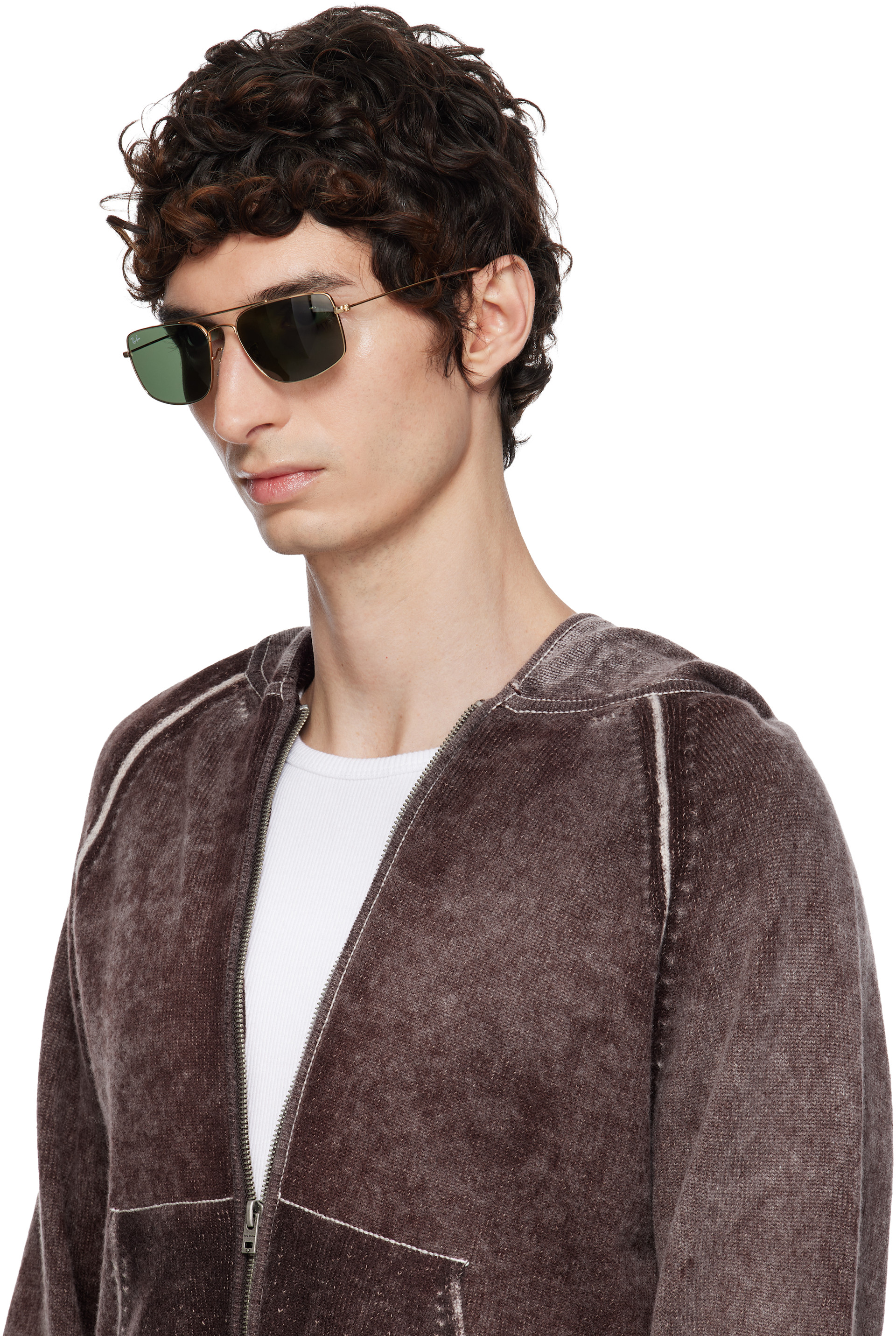Ray-Ban - ゴールド Explorer III サングラス