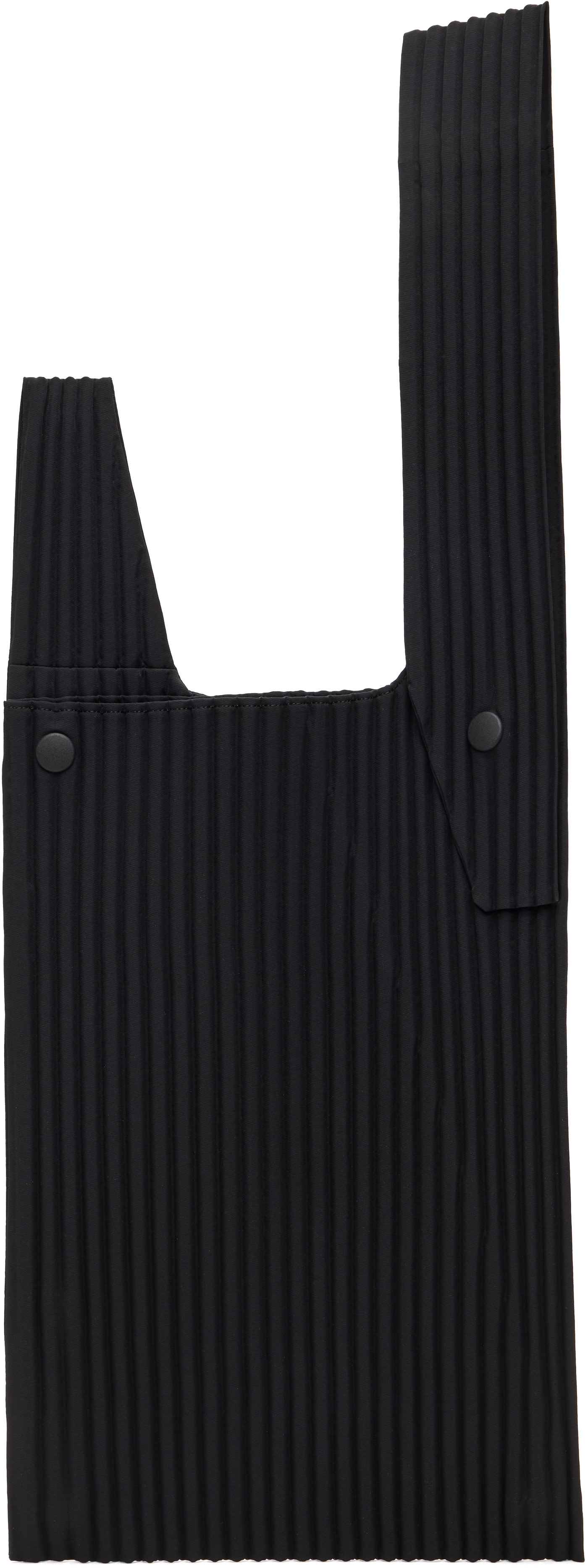 HOMME PLISSÉ ISSEY MIYAKE: Black Pleats Umbrella Bag | SSENSE