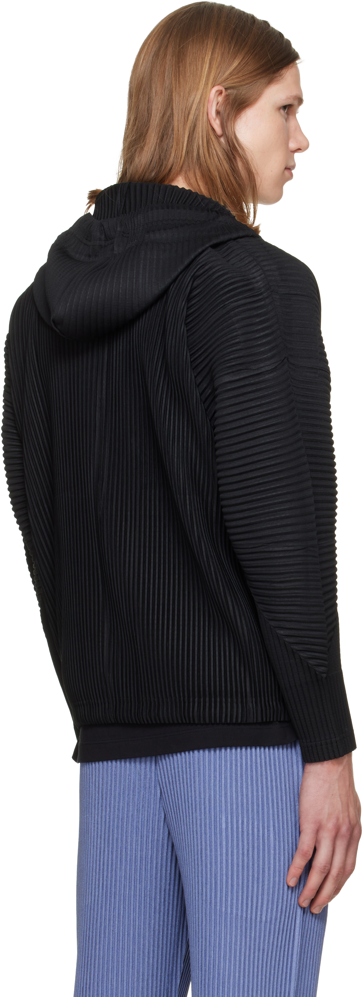 HOMME PLISSÉ ISSEY MIYAKE: Black July Monthly Colors Blouson