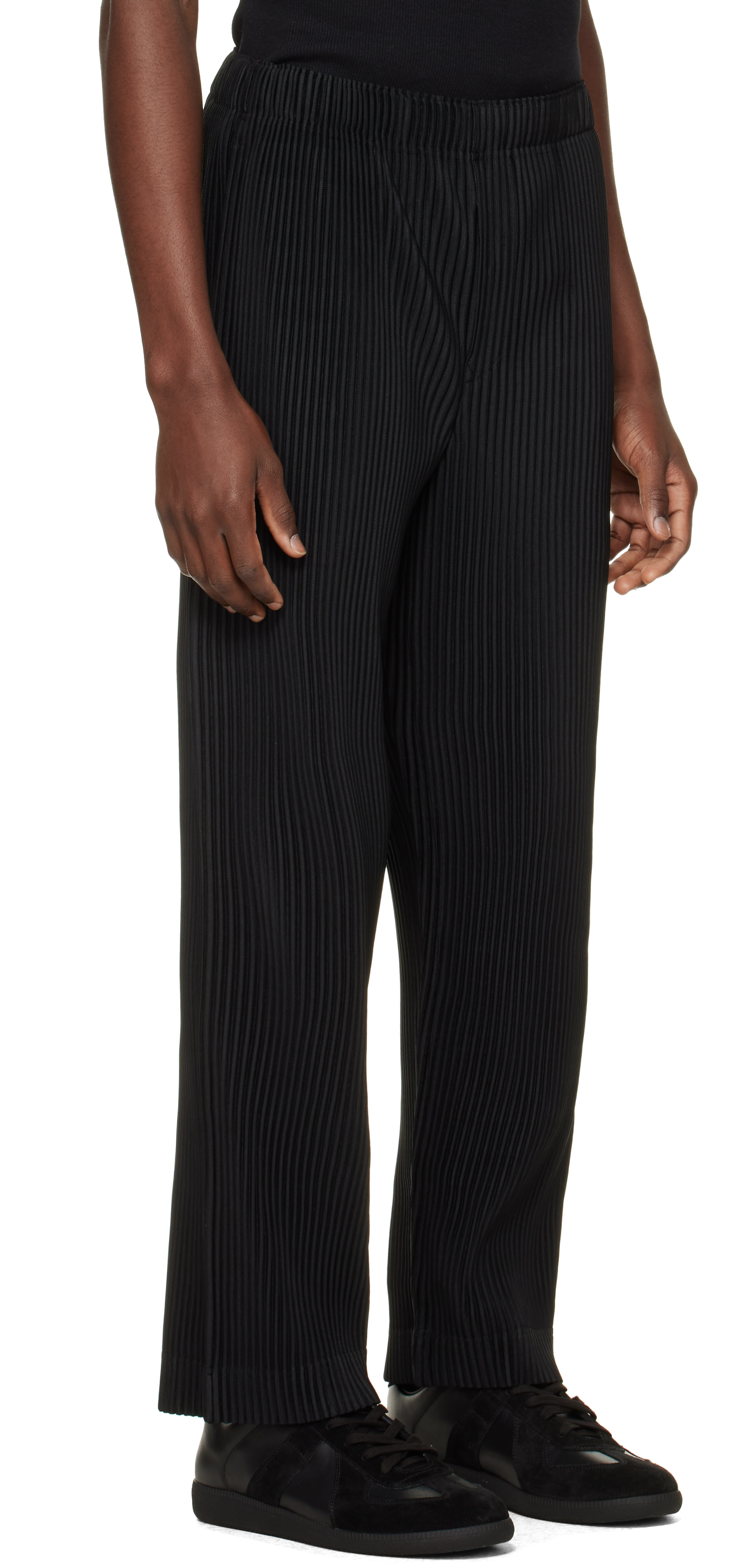 HOMME PLISSÉ ISSEY MIYAKE: Black Monthly Colors July Trousers | SSENSE