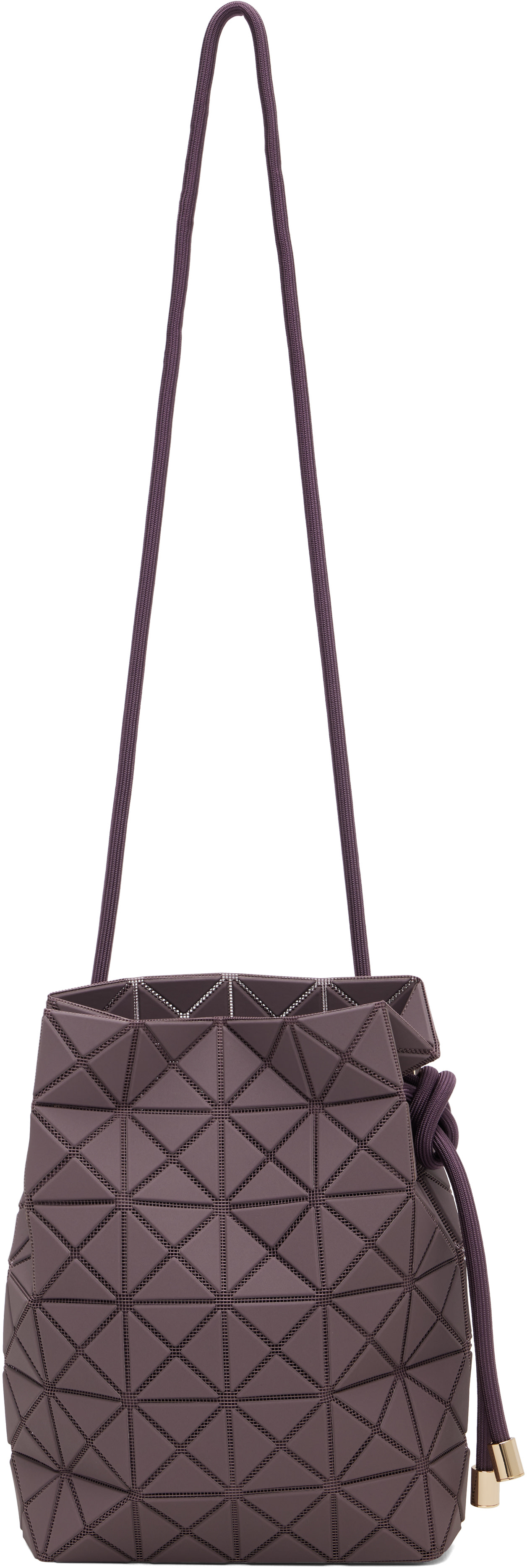 BAO BAO ISSEY MIYAKE: Purple Wring Clay Bag | SSENSE