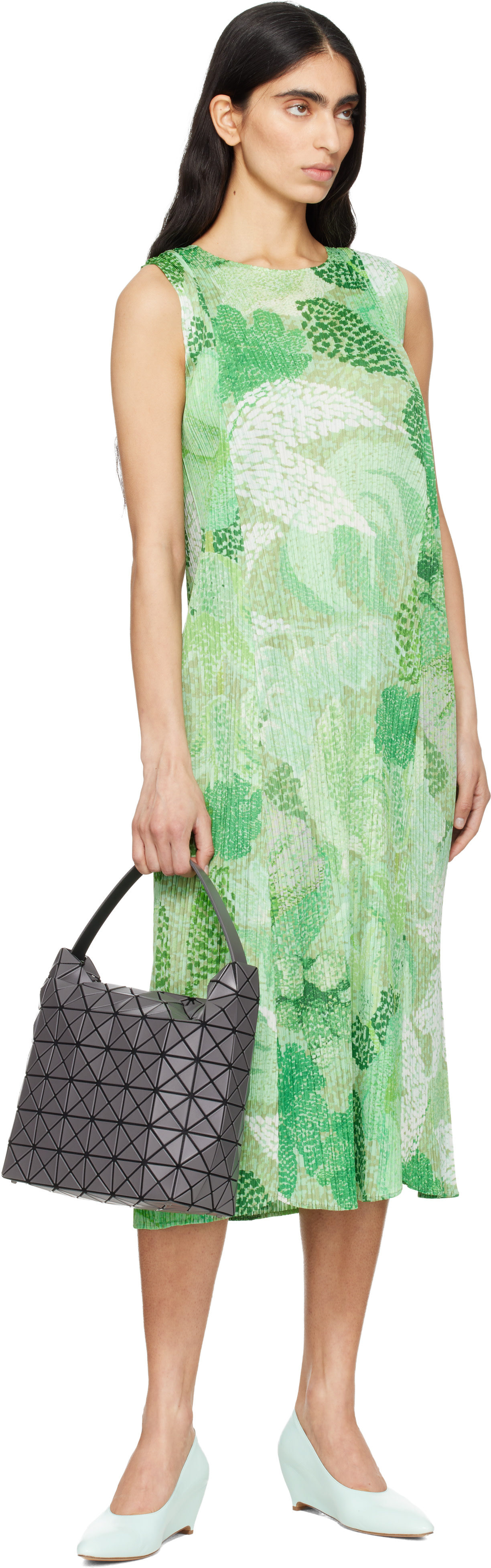 BAO BAO ISSEY MIYAKE: Gray Valley Bag | SSENSE