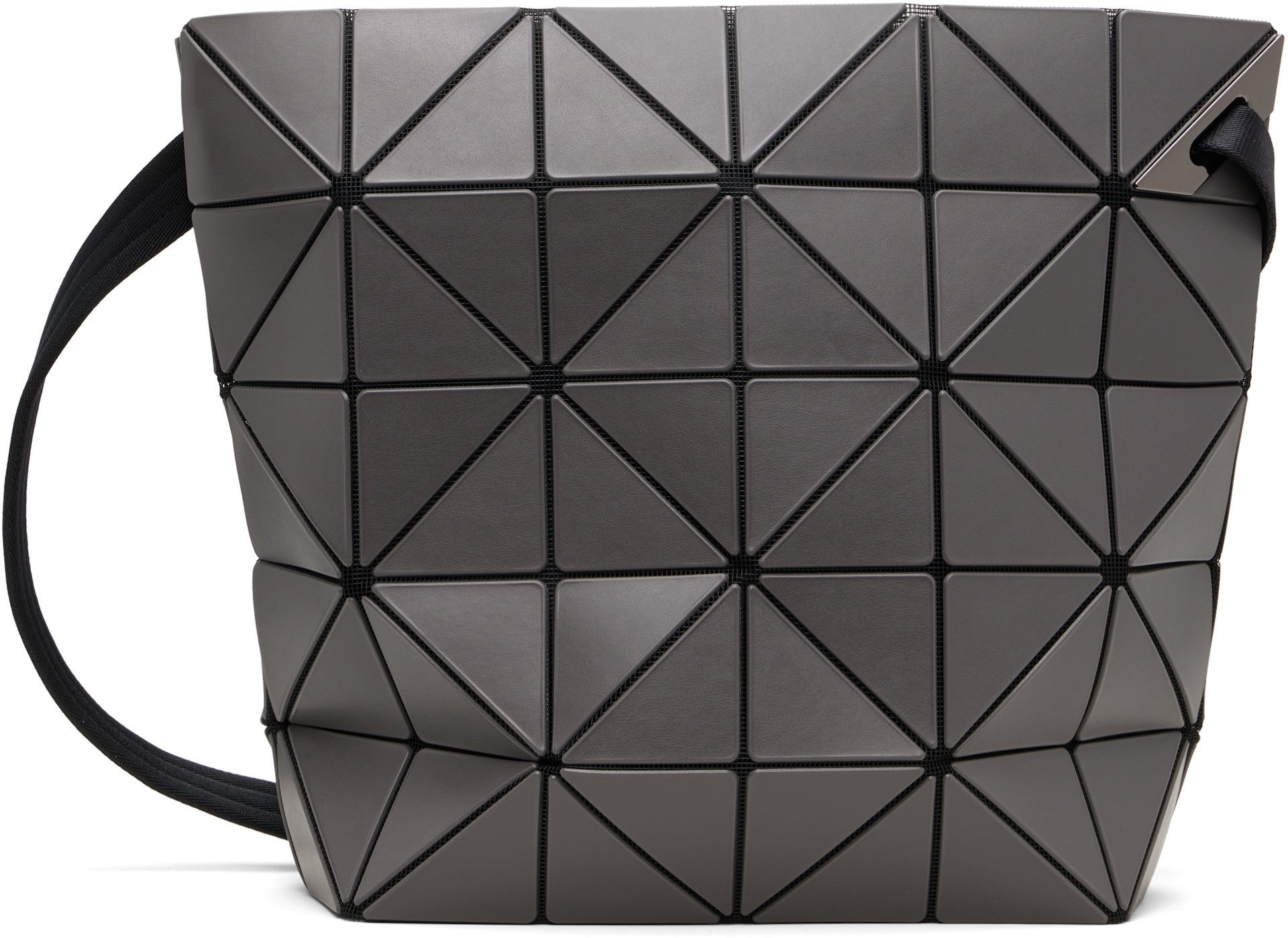 BAO BAO ISSEY MIYAKE: Gray Blocky Bag | SSENSE Singapore
