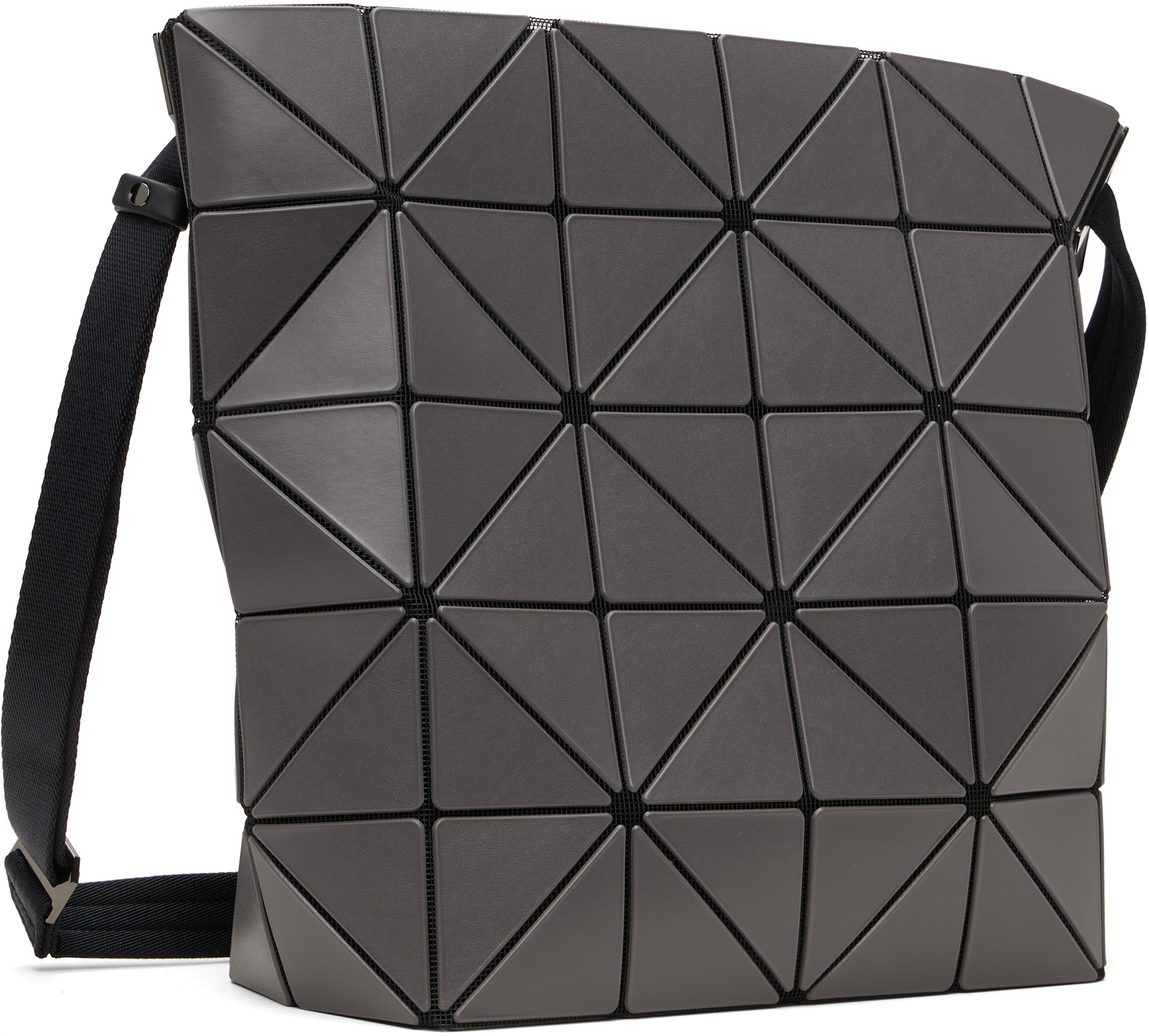 BAO BAO ISSEY MIYAKE: Gray Blocky Bag | SSENSE