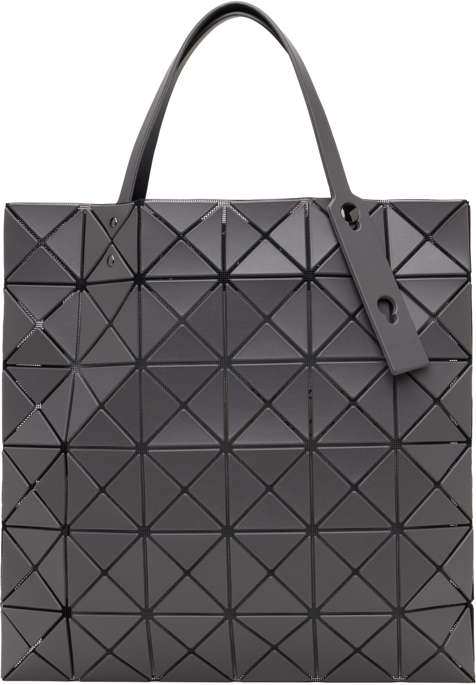 BAO BAO LUCENT MATTE　Light gray BAO BAO ISSEY MIYAKE: Gray Lucent Matte Tote | SSENSE