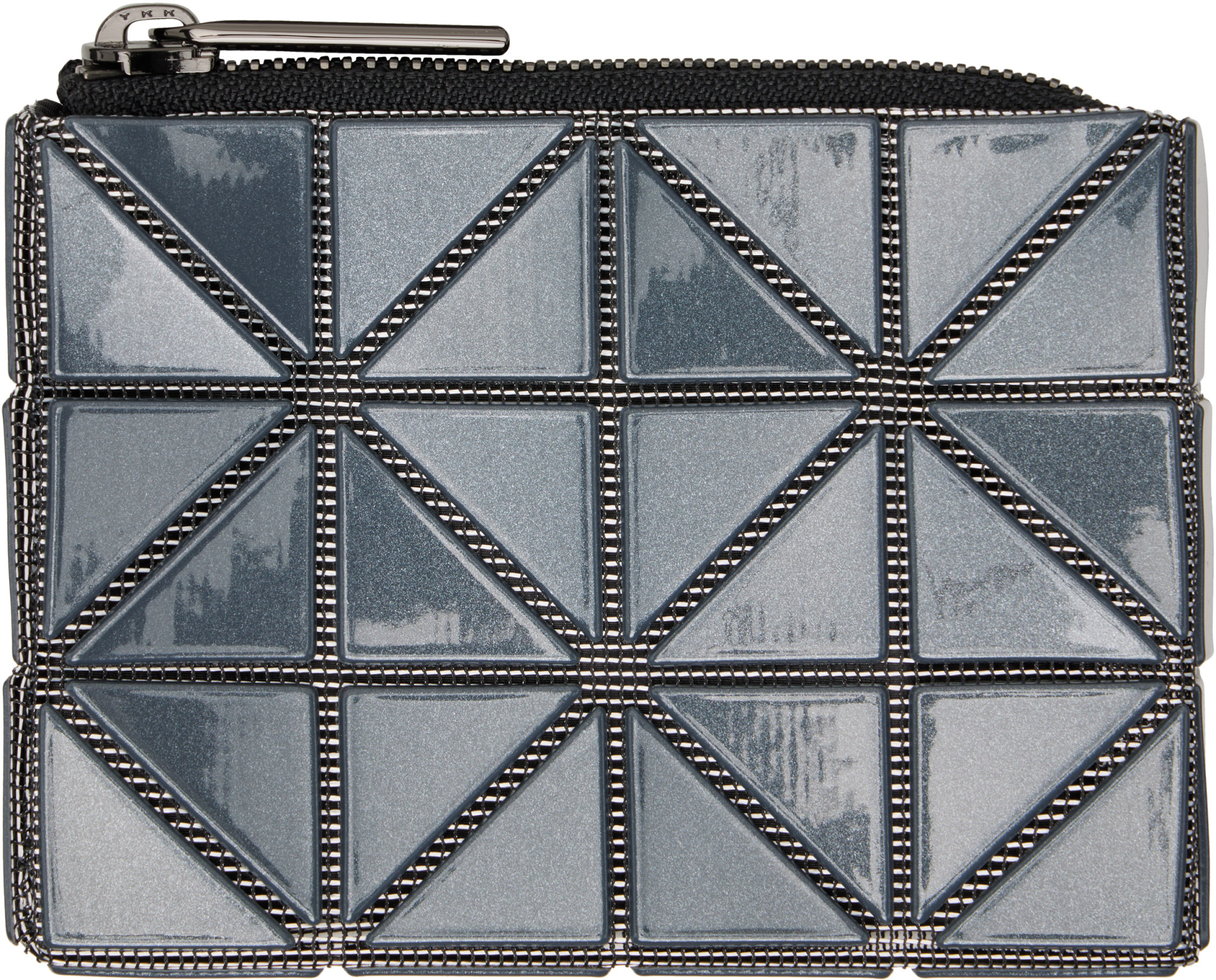 BAO BAO ISSEY MIYAKE: Black Casette Card Holder | SSENSE