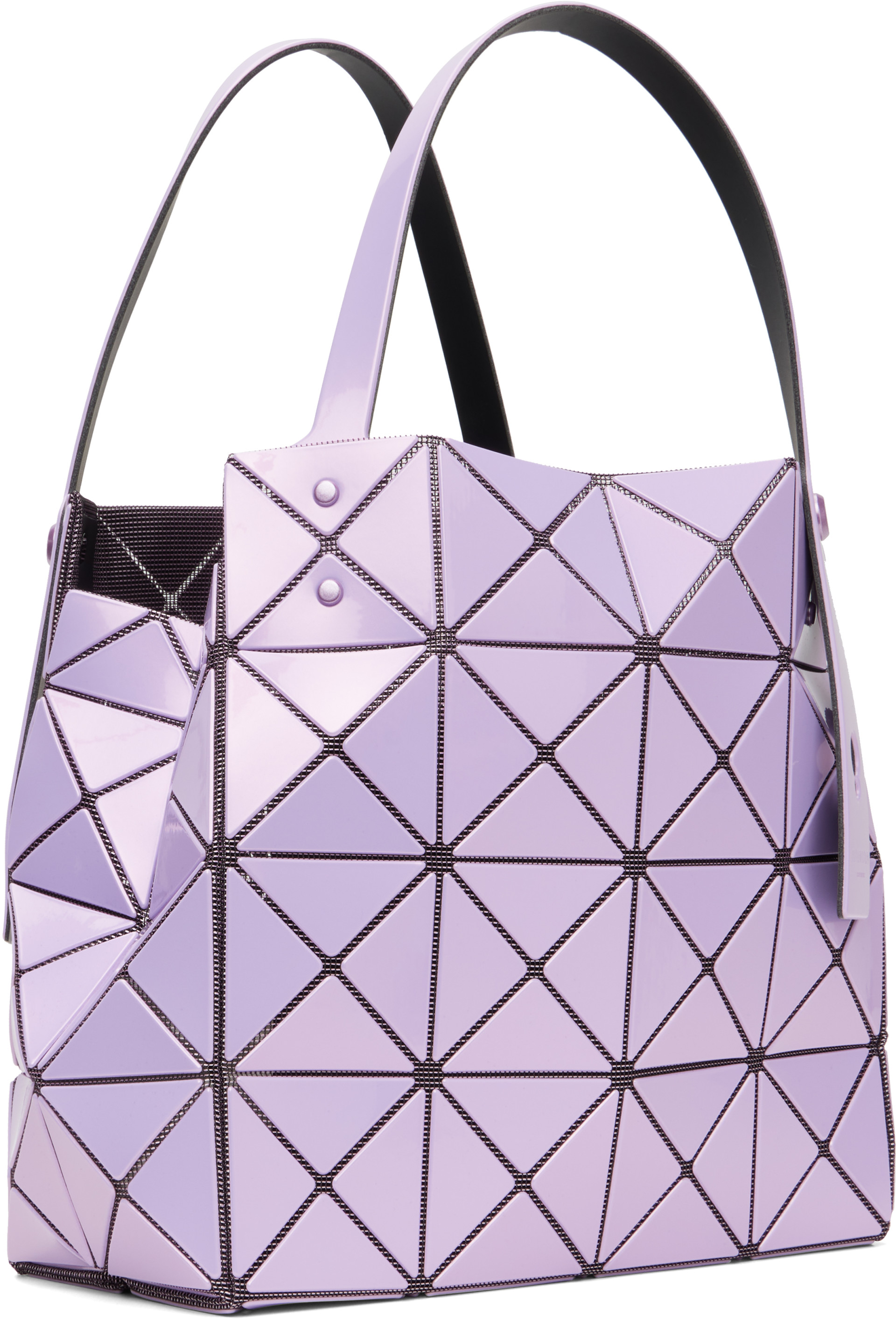 BAO BAO ISSEY MIYAKE: Purple Carat Bag | SSENSE