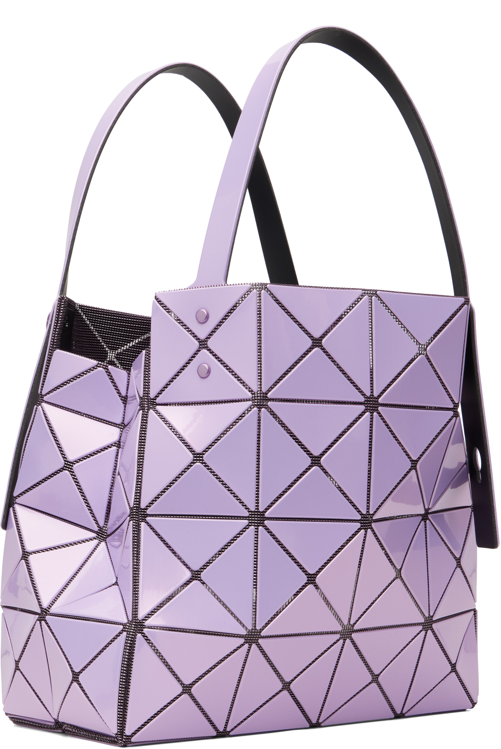 BAO BAO ISSEY MIYAKE: Purple Carat Bag | SSENSE