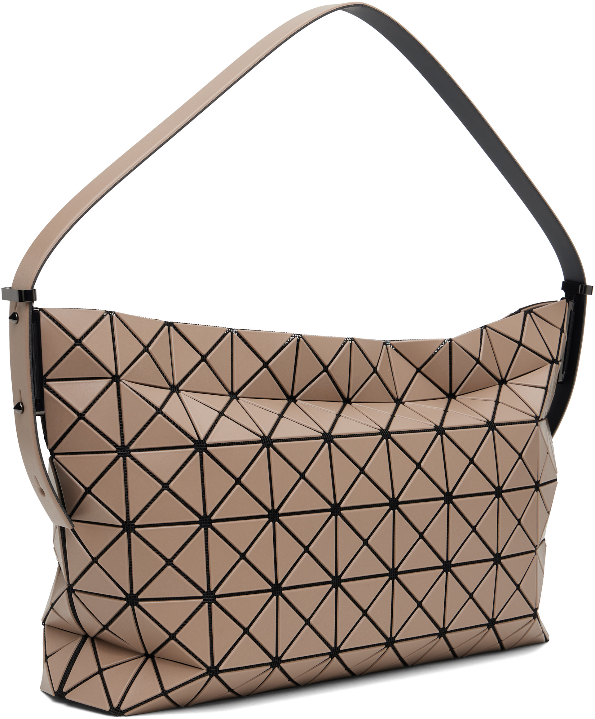 BAO BAO ISSEY MIYAKE: Taupe Musette Bag | SSENSE Australia
