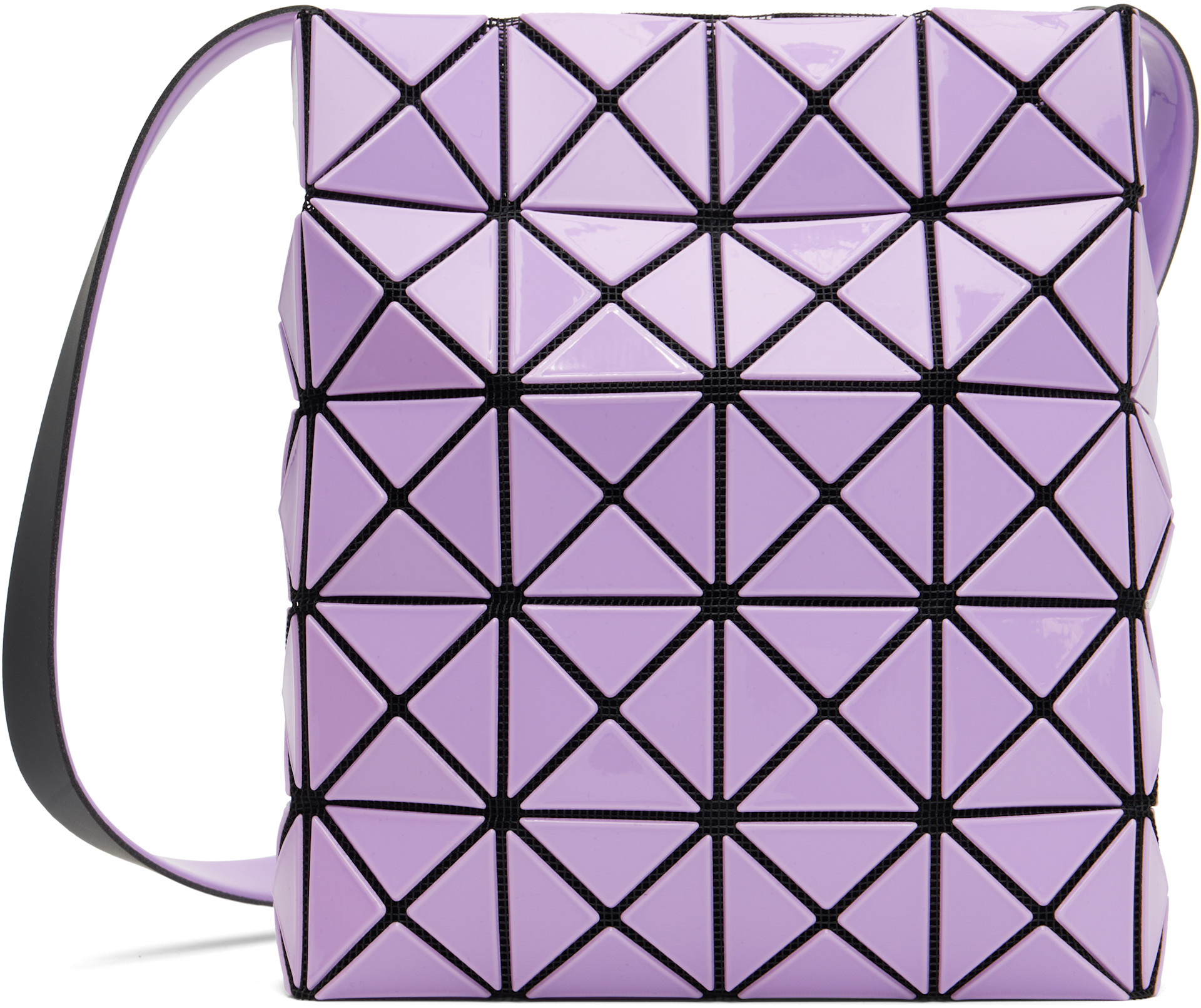 BAO BAO ISSEY MIYAKE: Purple Prism Gloss Bag | SSENSE
