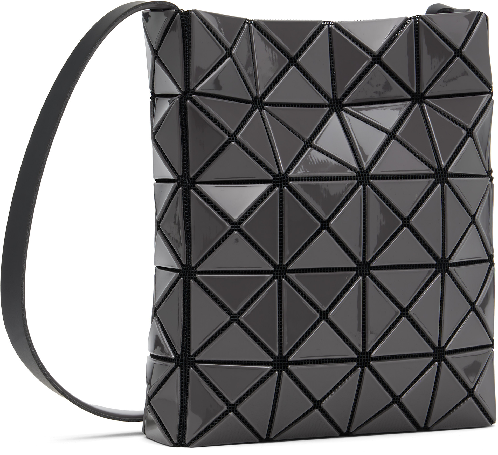 BAO BAO ISSEY MIYAKE: Gray Prism Gloss Bag | SSENSE