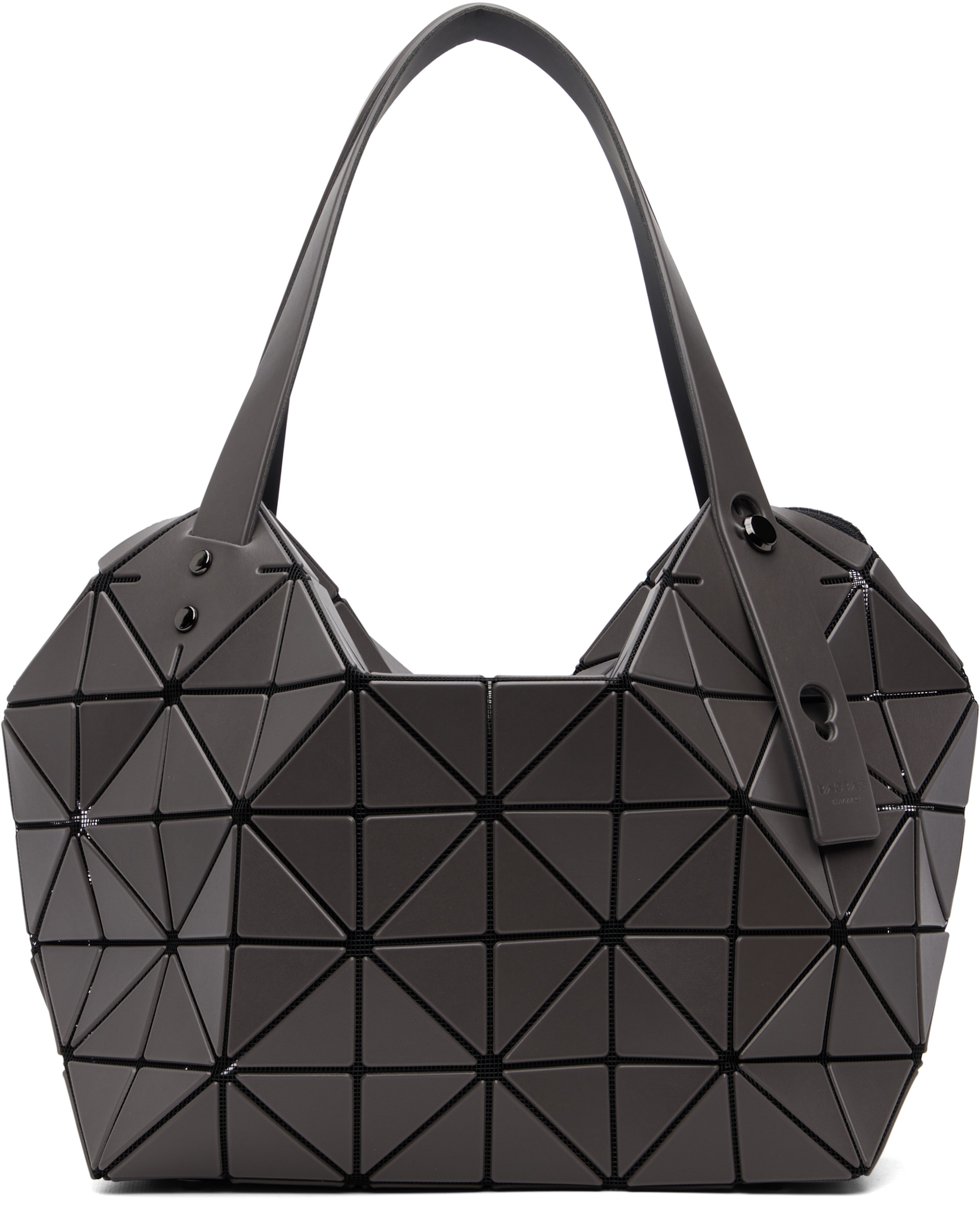 BAO BAO ISSEY MIYAKE ケース グレー BAO BAO ISSEY MIYAKE: Gray Boston Tote | SSENSE