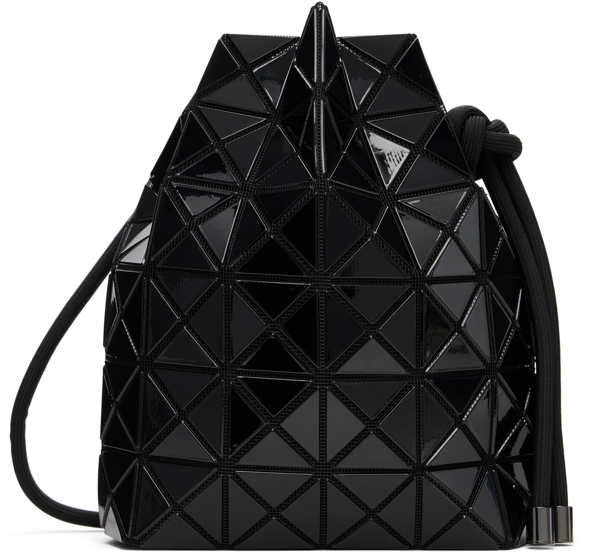 m*o様 BAOBAO ISSEY MIYAKE PLANET BAG Blac BAO BAO ISSEY MIYAKE: Black Wring Bag | SSENSE