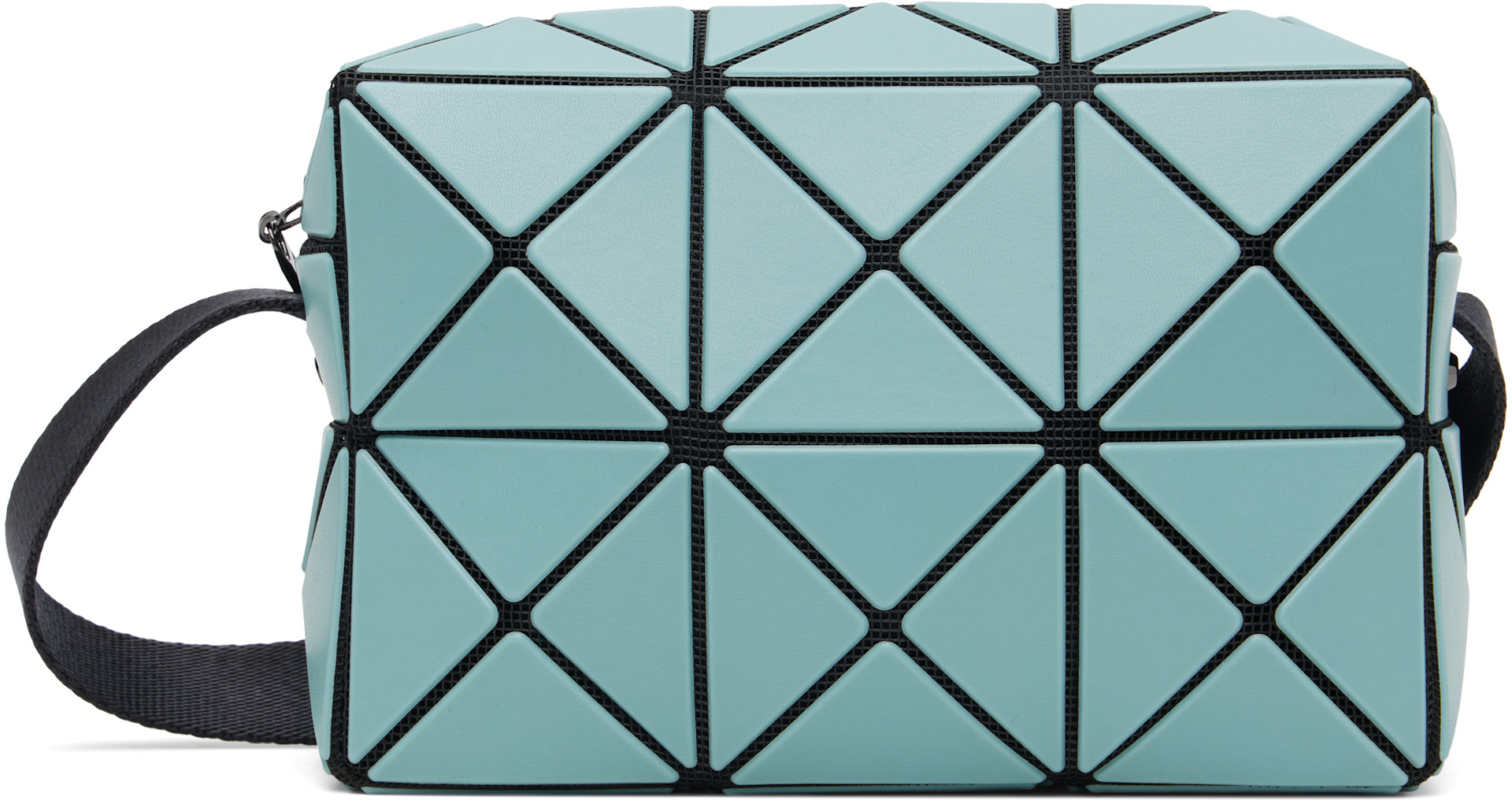 BAO BAO ISSEY MIYAKE: Blue Cuboid Bag | SSENSE