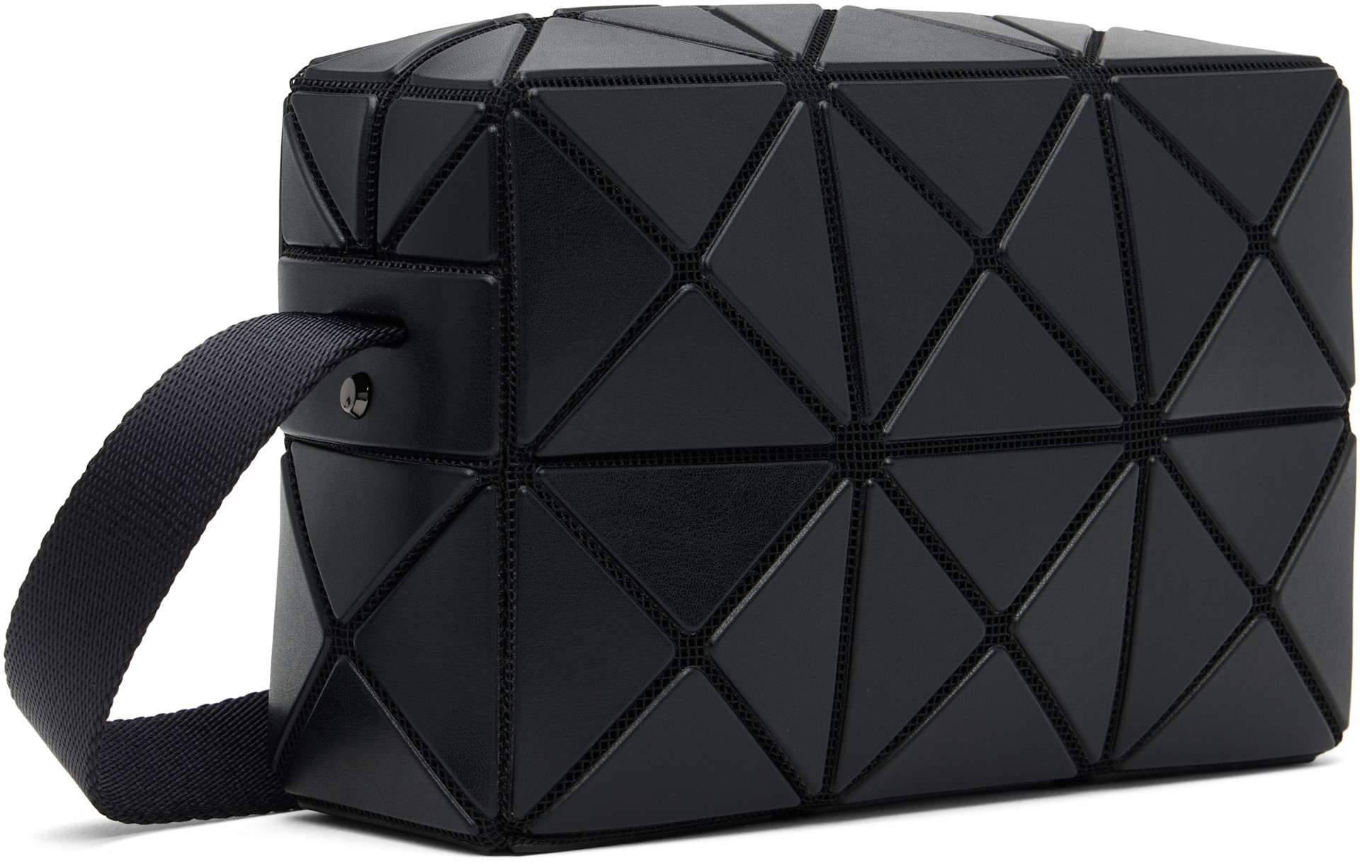 BAO BAO ISSEY MIYAKE: Black Cuboid Bag | SSENSE