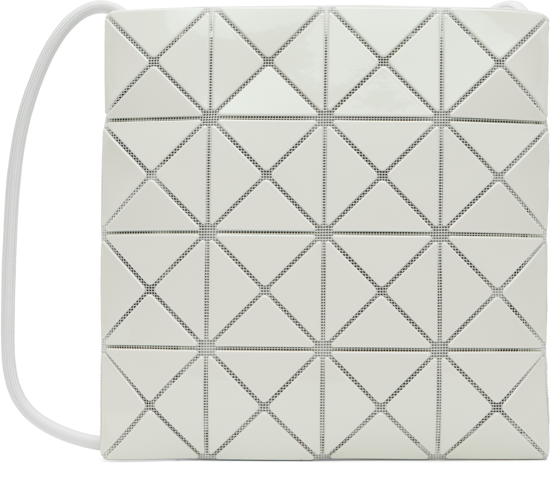 7月新作BAO BAO ISSEY MIYAKE LUCENT ONE-TONE BAO BAO ISSEY MIYAKE: Green Lucent One-Tone Bag | SSENSE