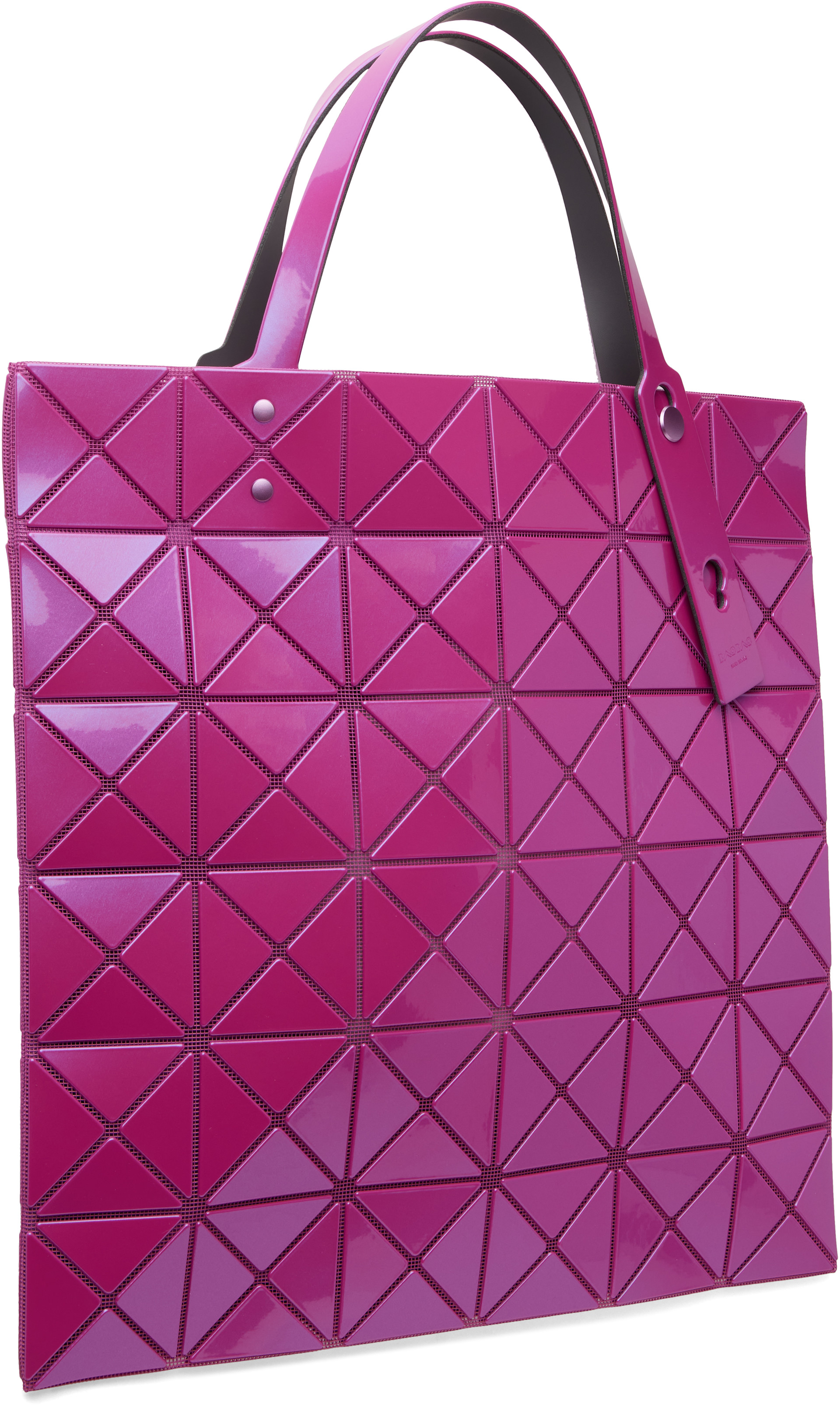 BAO BAO ISSEY MIYAKE トートバッグ ピンク BAO BAO ISSEY MIYAKE: Pink Lucent One-Tone Tote | SSENSE