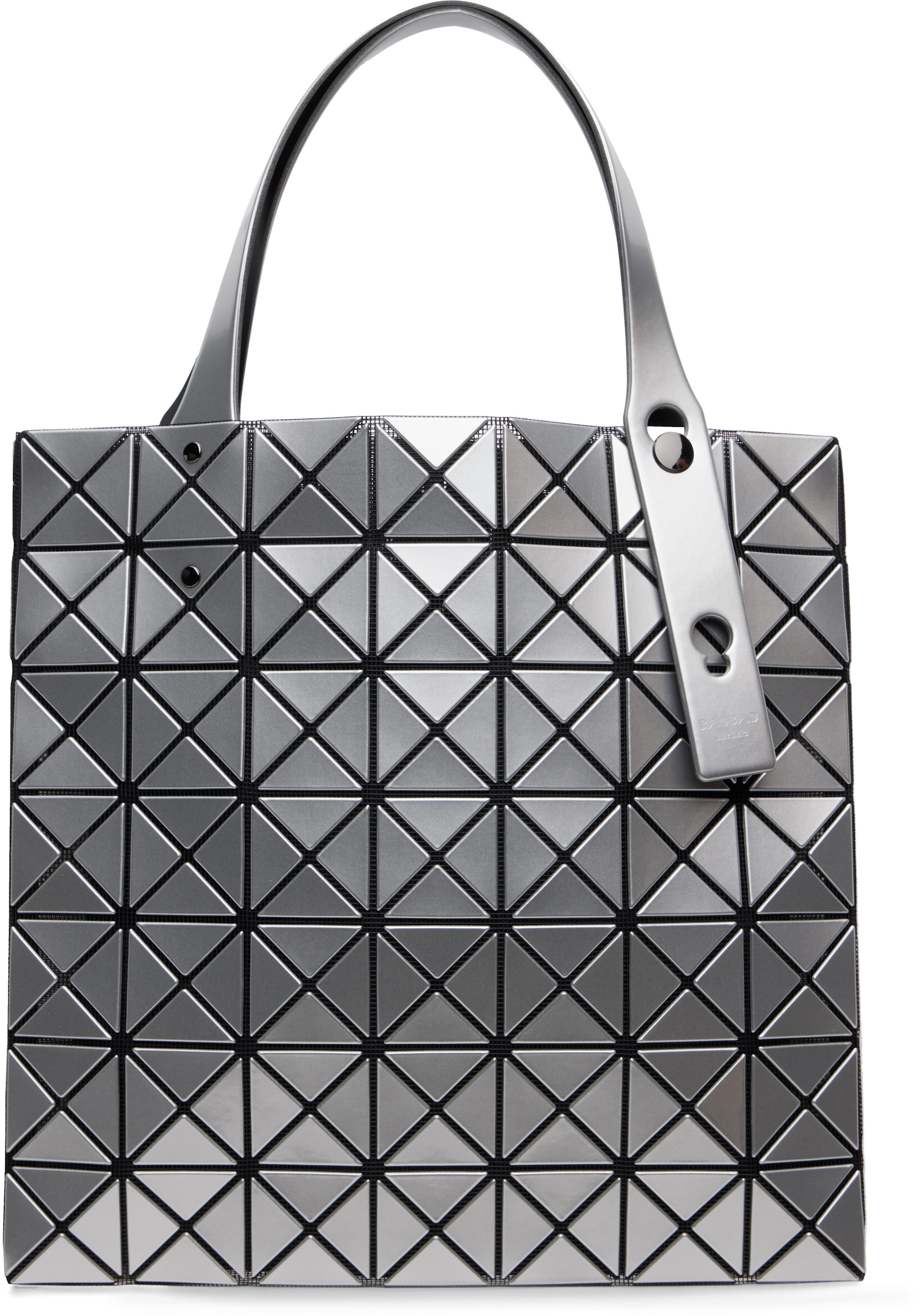 BAO BAO ISSEY MIYAKE: Silver Prism Tote | SSENSE