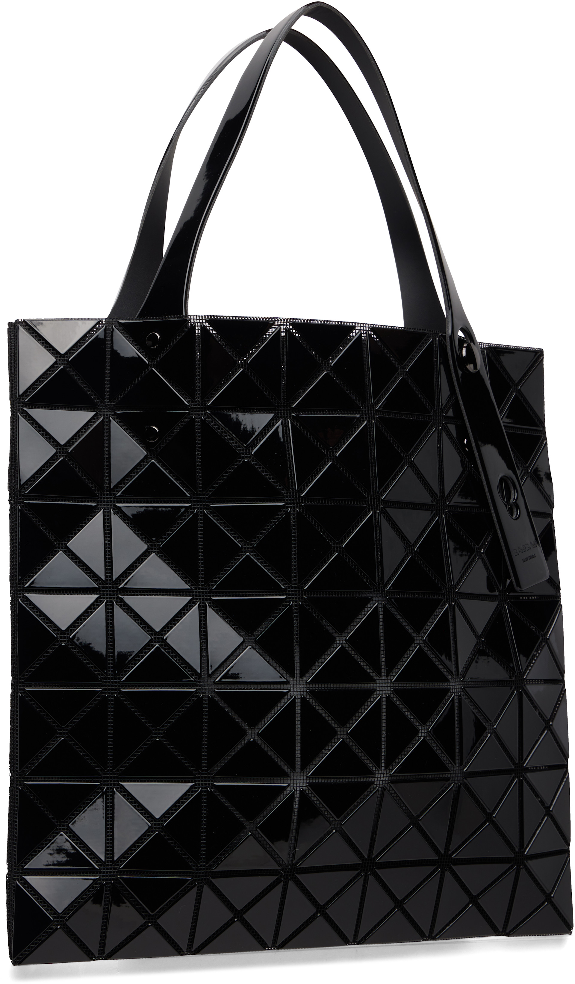 BAO BAO ISSEY MIYAKE: Black Prism Tote | SSENSE